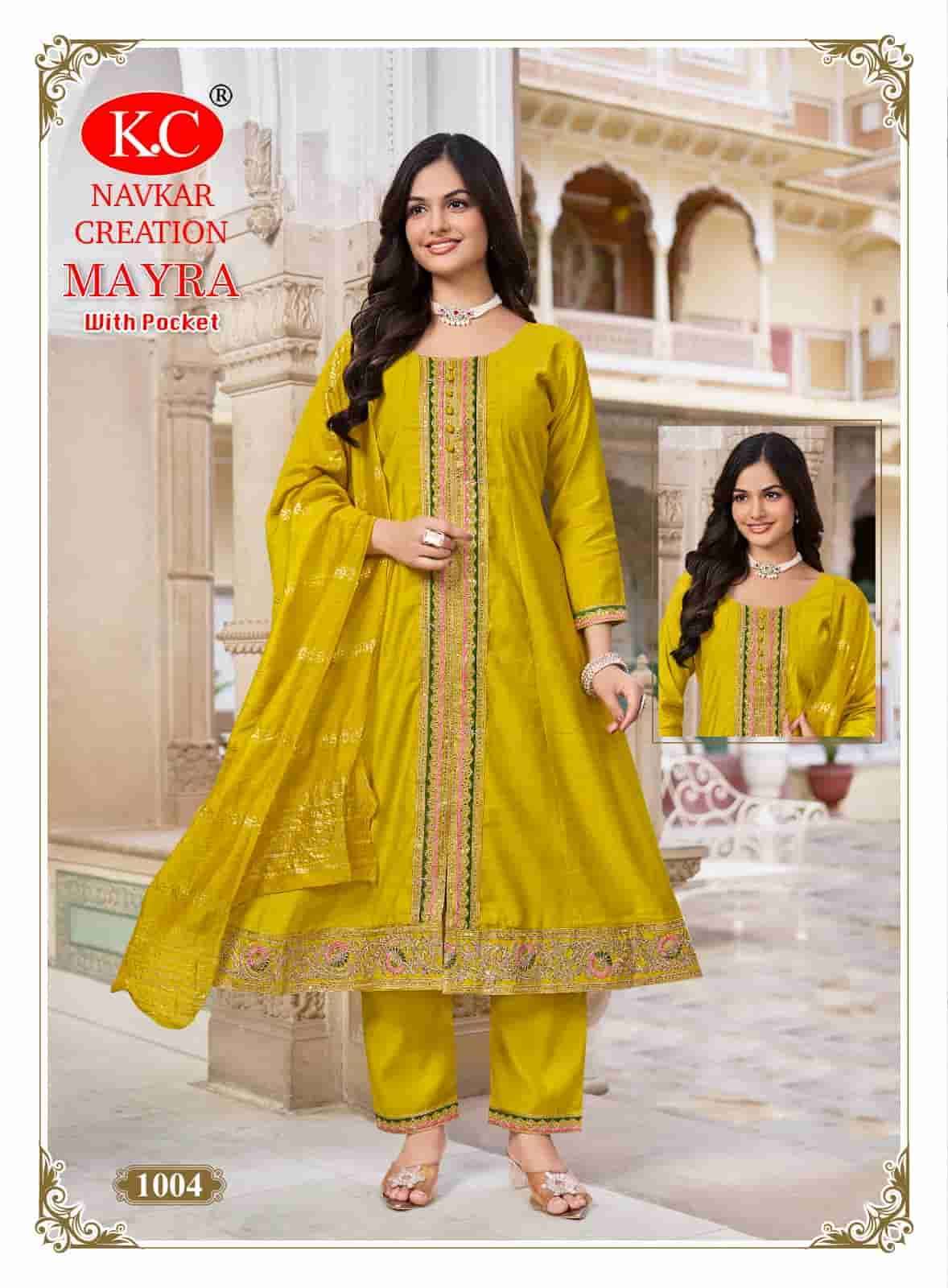 NAVKAR MAYRA VOL 1 UMBRELLA KURTI SUIT READYMADE CLOTH STORE