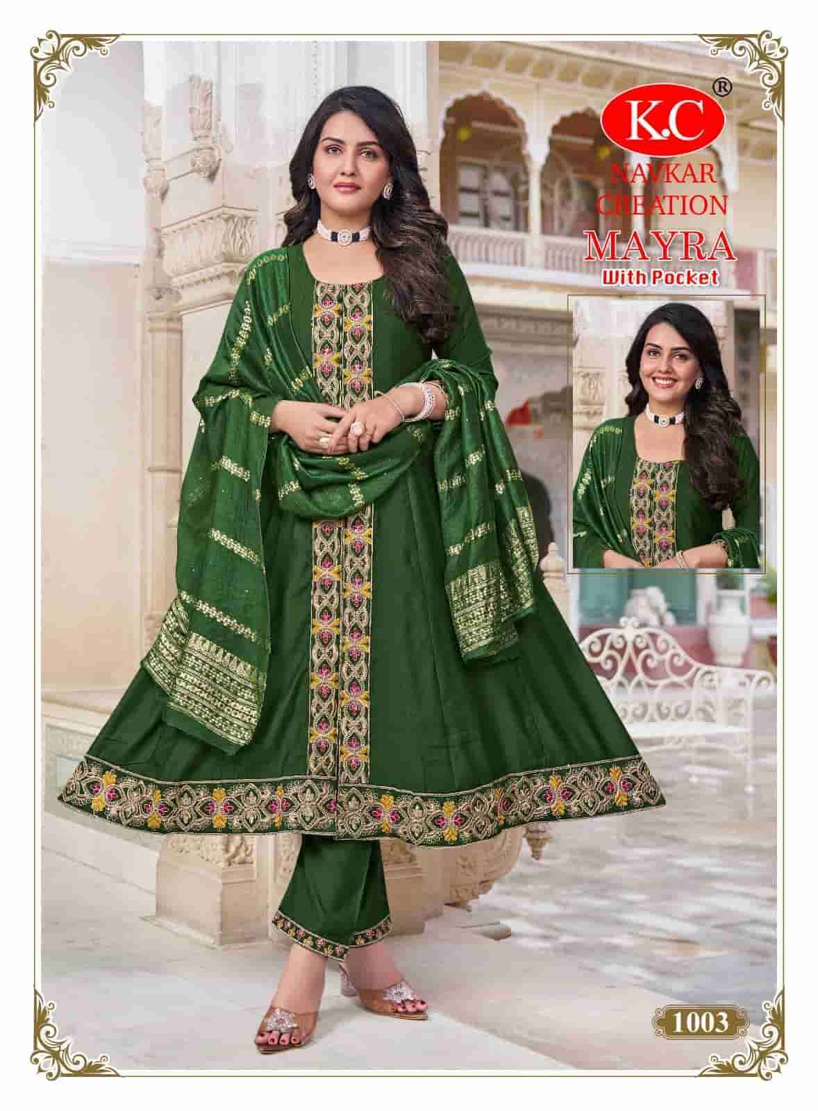 NAVKAR MAYRA VOL 1 UMBRELLA KURTI SUIT READYMADE CLOTH STORE
