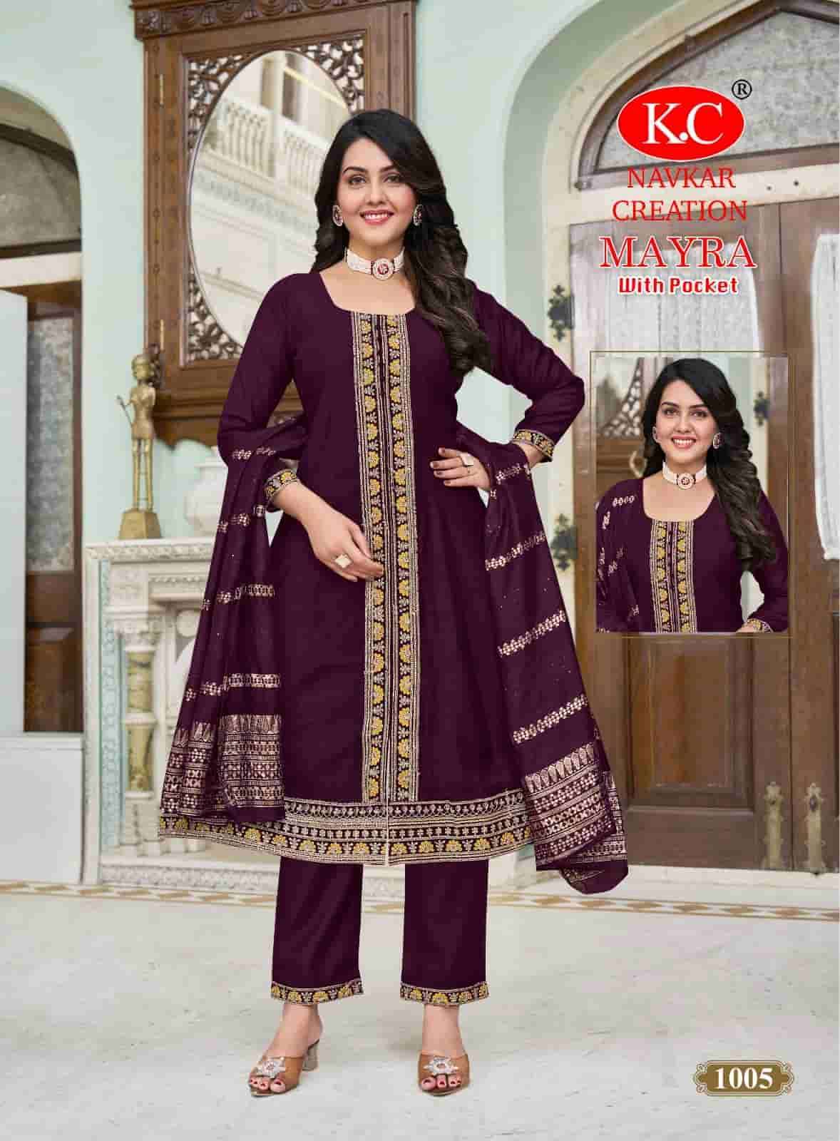 NAVKAR MAYRA VOL 1 UMBRELLA KURTI SUIT READYMADE CLOTH STORE