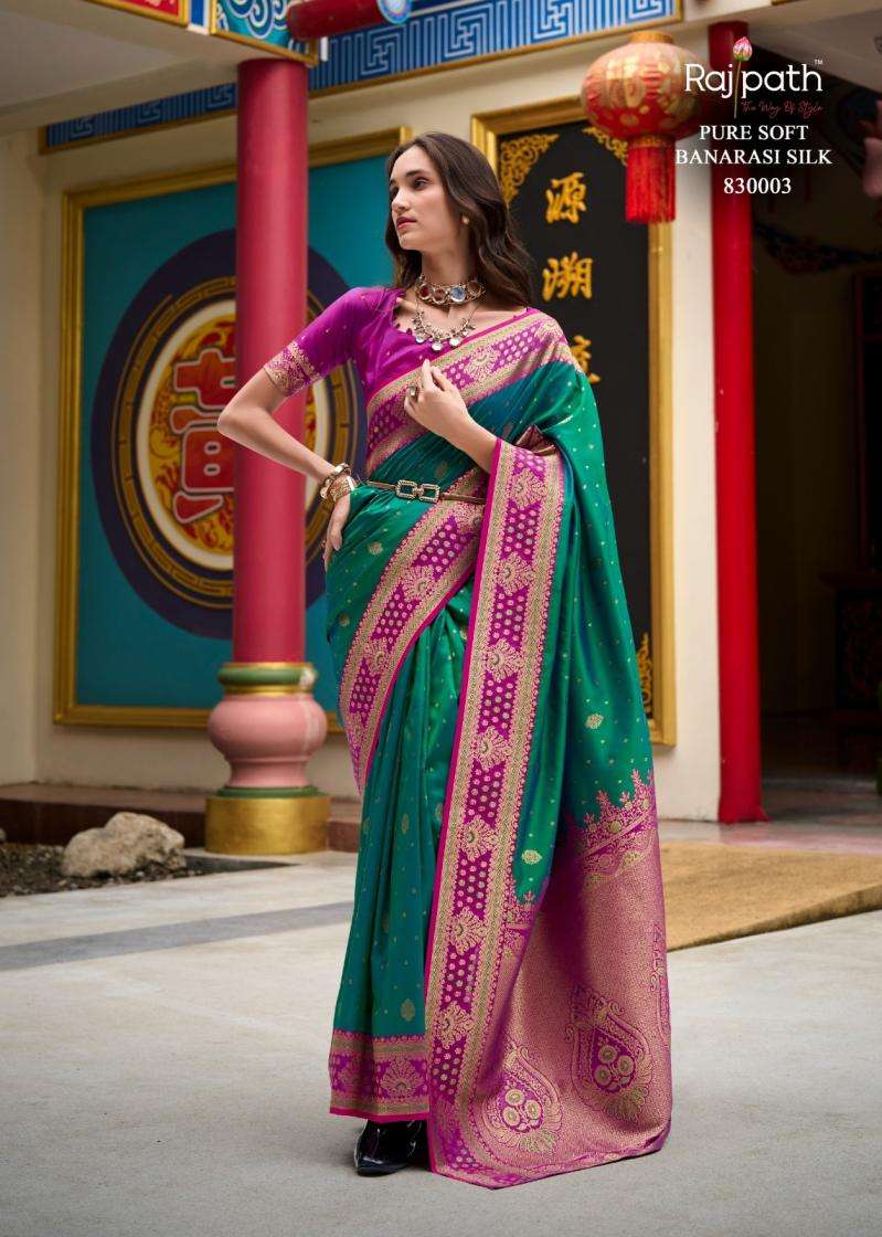RAJPATH SAMRUDDHI BANARASI SILK RICH LOOK SAREE 