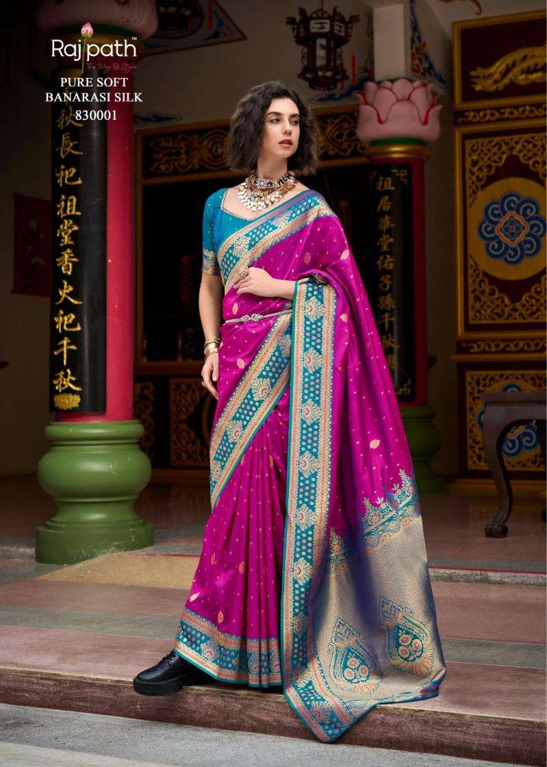 RAJPATH SAMRUDDHI BANARASI SILK RICH LOOK SAREE 