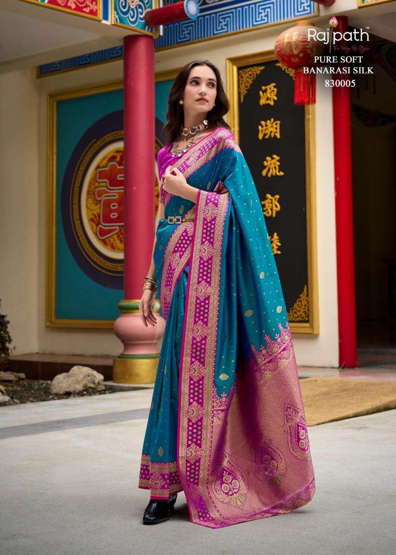 RAJPATH SAMRUDDHI BANARASI SILK RICH LOOK SAREE 
