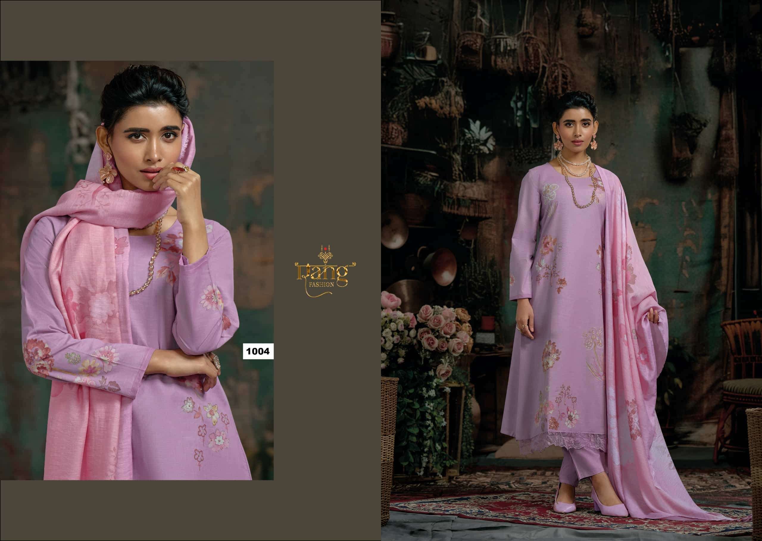 RANG FASHION CLARA HIGH QUALITY VISCOSE LINEN SUIT CATALOG SHOP 