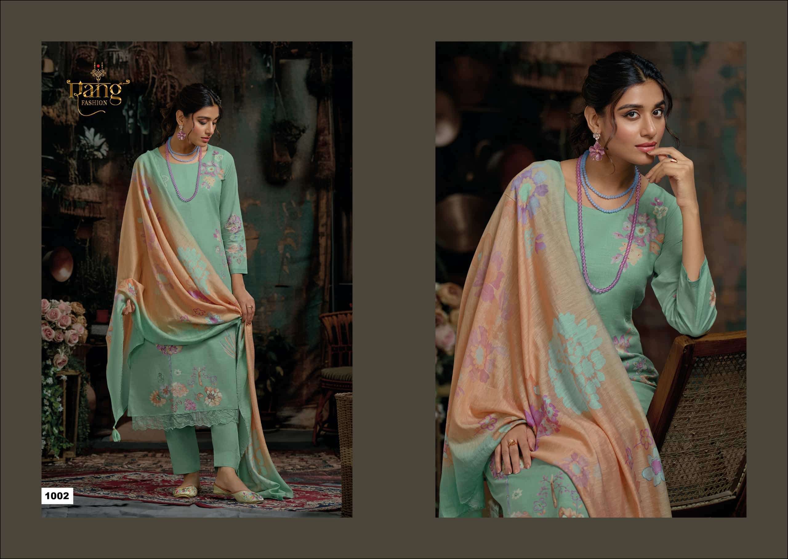 RANG FASHION CLARA HIGH QUALITY VISCOSE LINEN SUIT CATALOG SHOP 