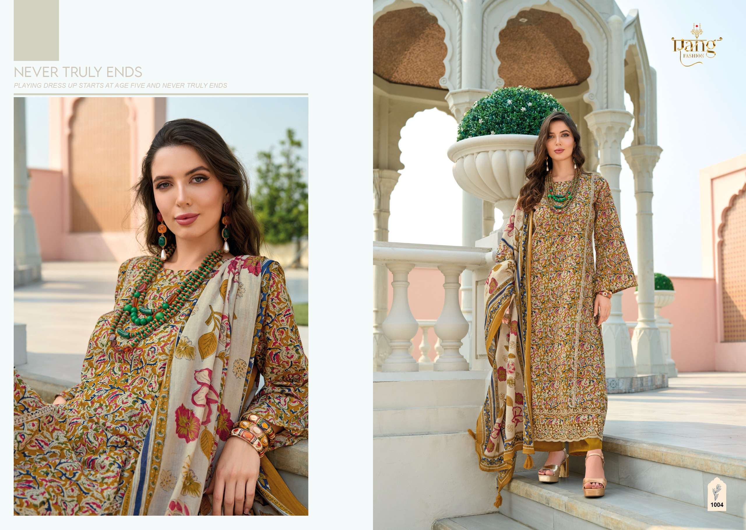 RANG FASHION HEERVA SUMMER WEAR HIGH QUALITY DESIGN SUIT CATALOG