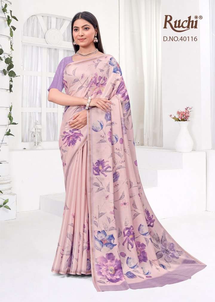 RUCHI SAREE SAAISHA VOL 2 DIGITAL PRINTED FANCY SILK FABRIC SAREE 