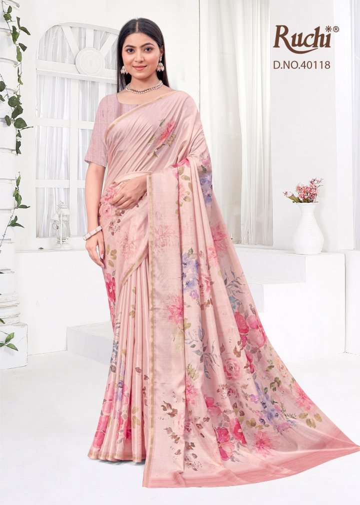 RUCHI SAREE SAAISHA VOL 2 DIGITAL PRINTED FANCY SILK FABRIC SAREE 