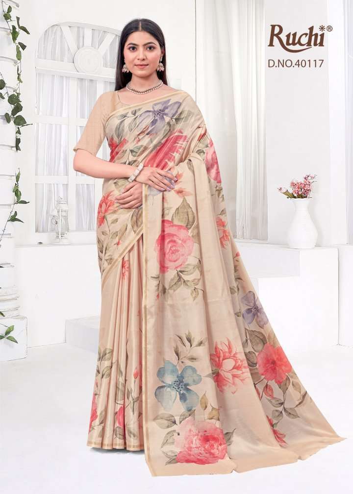 RUCHI SAREE SAAISHA VOL 2 DIGITAL PRINTED FANCY SILK FABRIC SAREE 