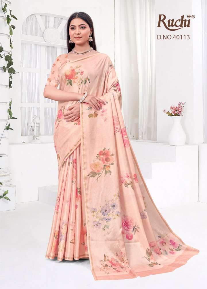 RUCHI SAREE SAAISHA VOL 2 DIGITAL PRINTED FANCY SILK FABRIC SAREE 