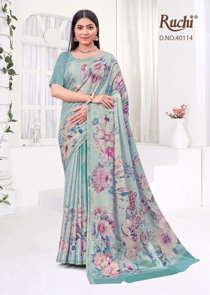 RUCHI SAREE SAAISHA VOL 2 DIGITAL PRINTED FANCY SILK FABRIC SAREE 