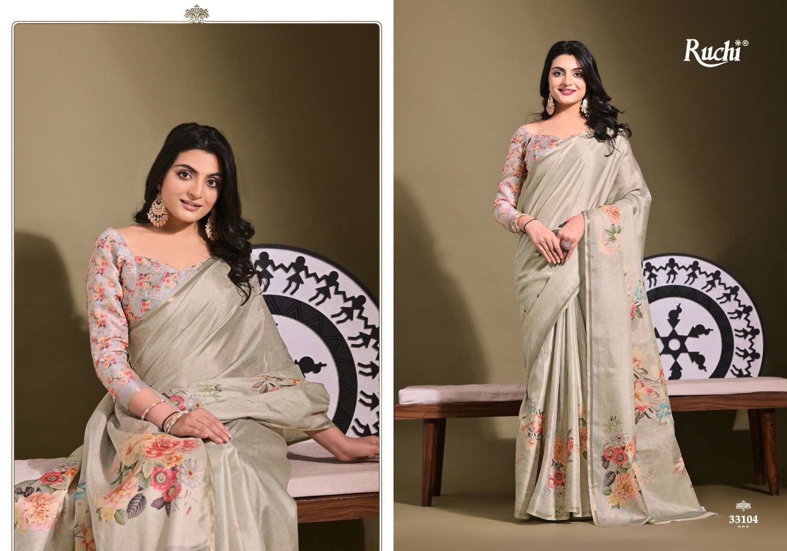 RUCHI SAREE SAISHA VOL 1  SILK FABRIC FANCY SAREE