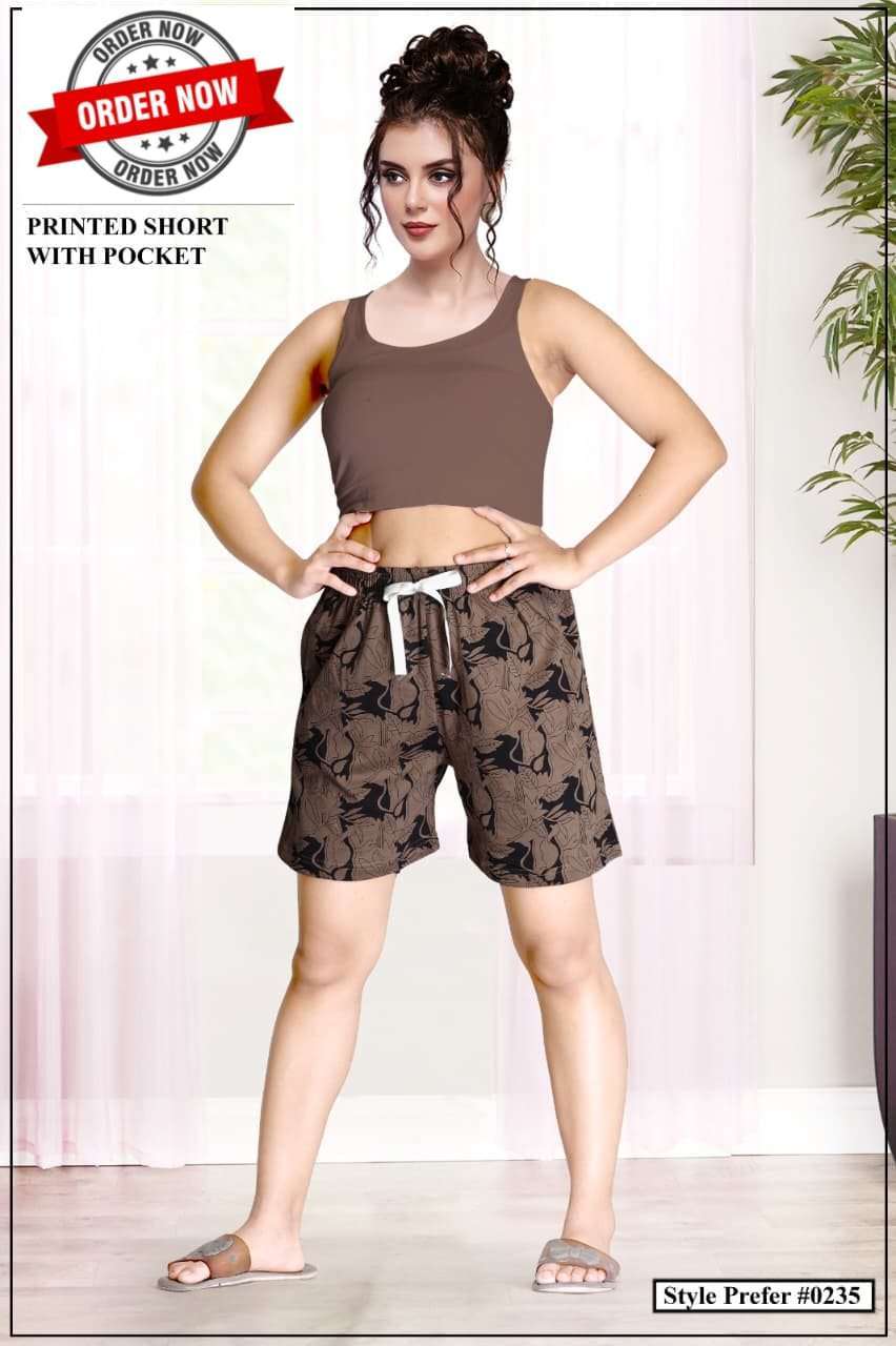 SUMMER SPECIAL VOL 235 NIGHT WEAR SHORT PANT WOMEN COLLECTION 