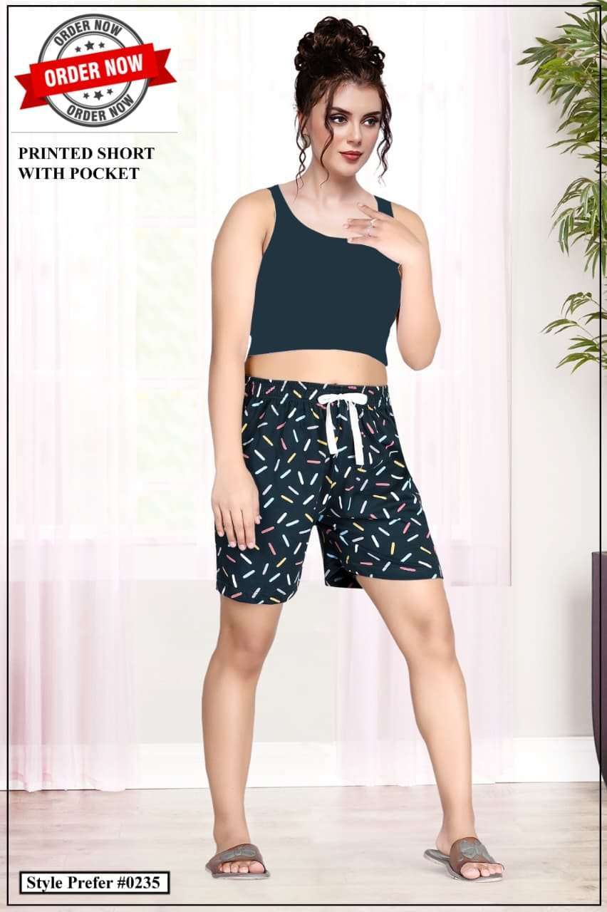 SUMMER SPECIAL VOL 235 NIGHT WEAR SHORT PANT WOMEN COLLECTION 