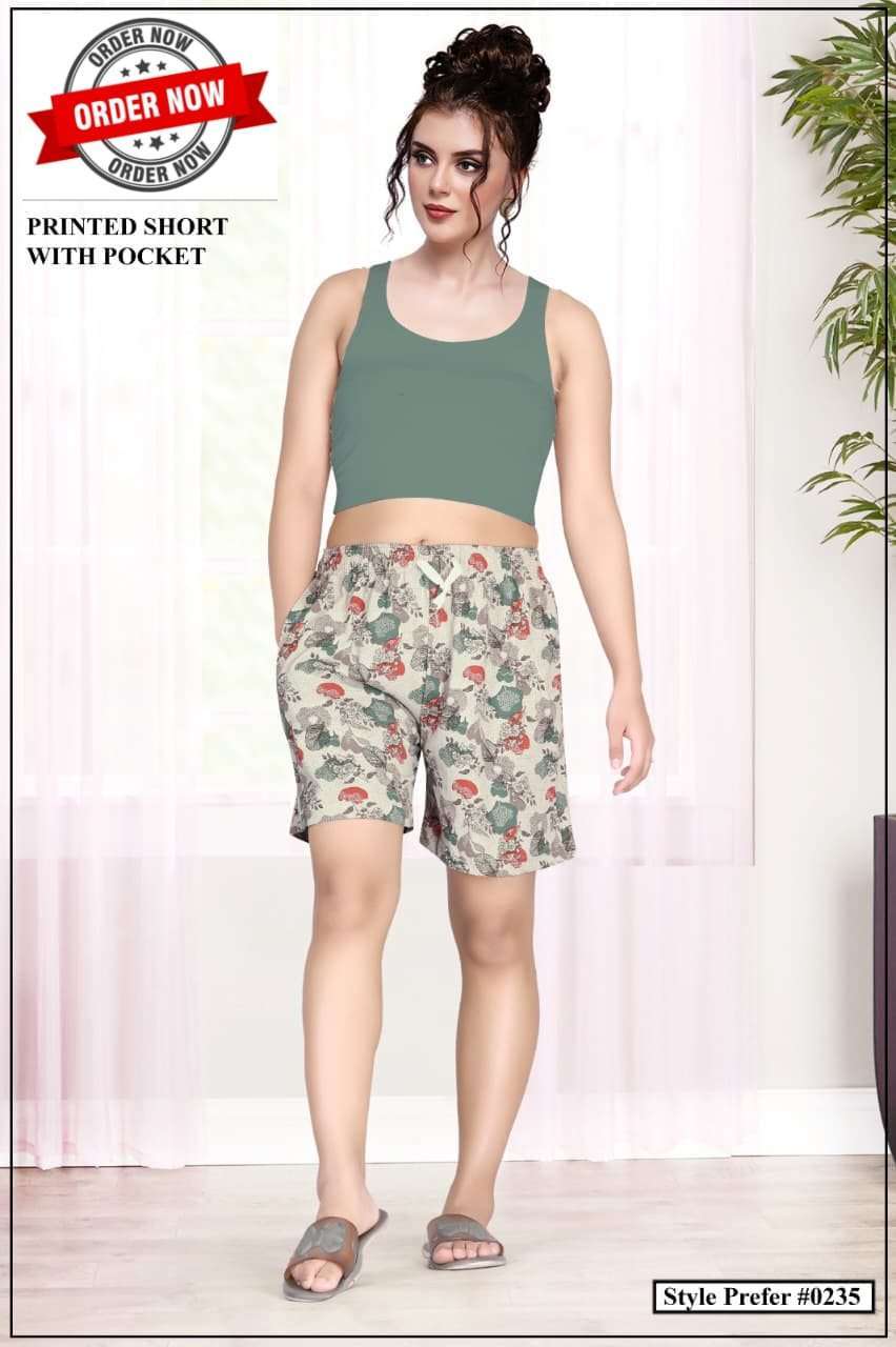 SUMMER SPECIAL VOL 235 NIGHT WEAR SHORT PANT WOMEN COLLECTION 