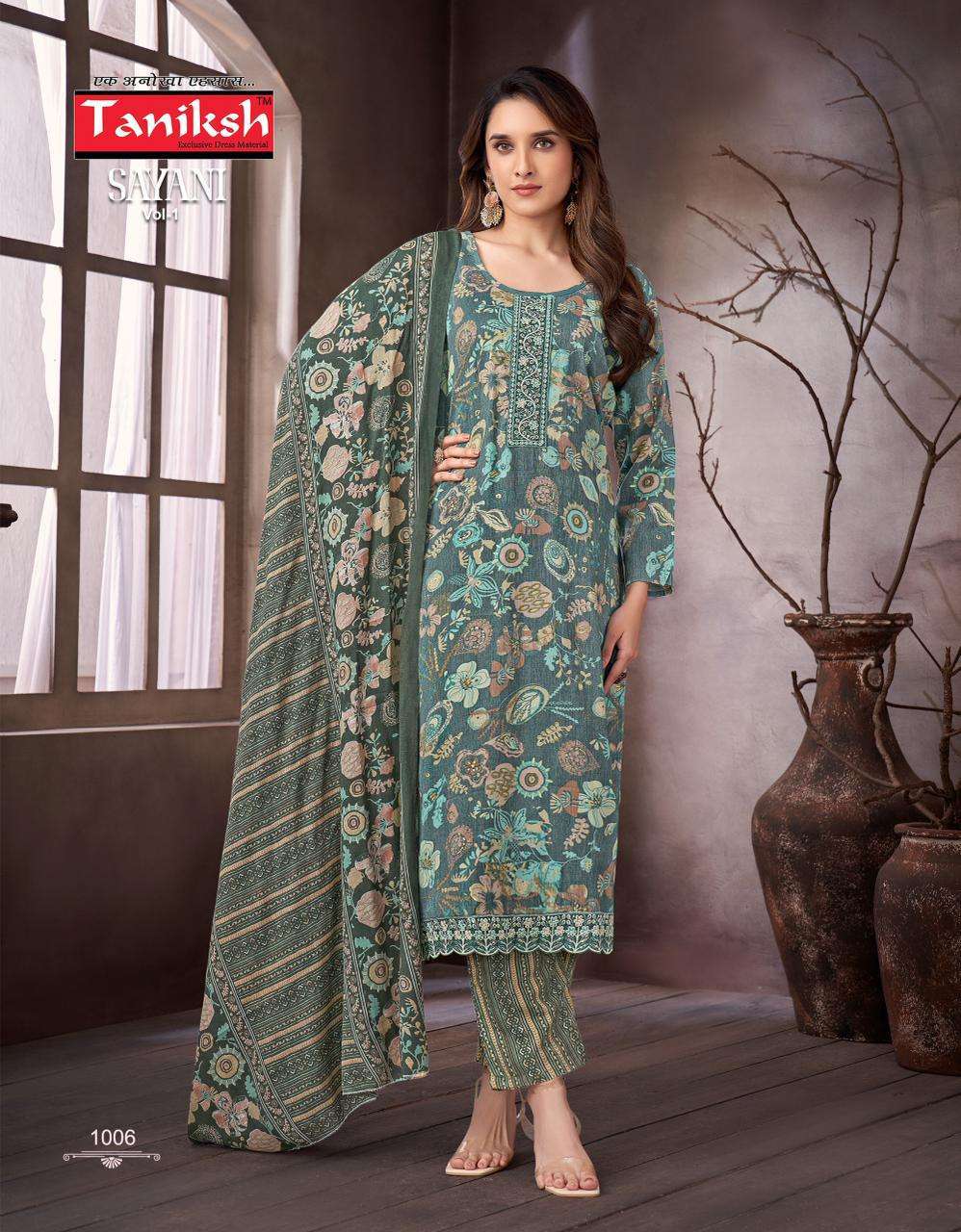 TANIKSH SHITAL VOL 4 FANCY PRINTED READYMADE COTTON SUIT SUPPLIER SHOP