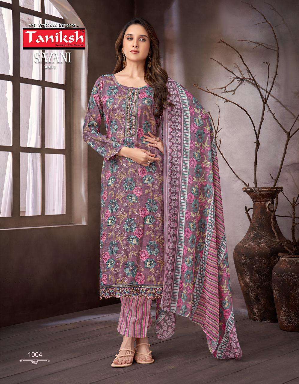 TANIKSH SHITAL VOL 4 FANCY PRINTED READYMADE COTTON SUIT SUPPLIER SHOP