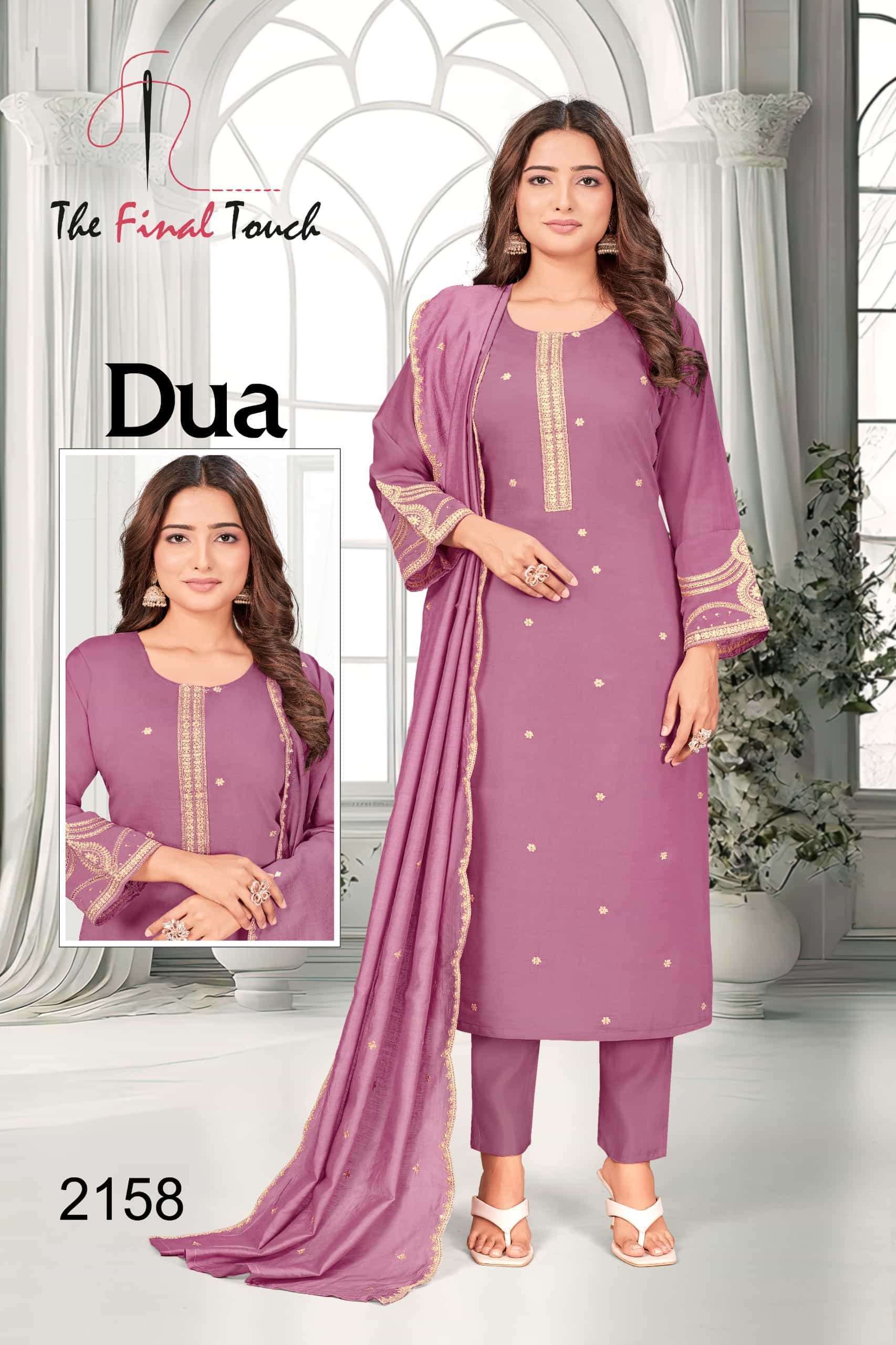 THE FINAL TOUCH DUA READYMADE DESIGNER SUIT FOR WOMEN CATALOG