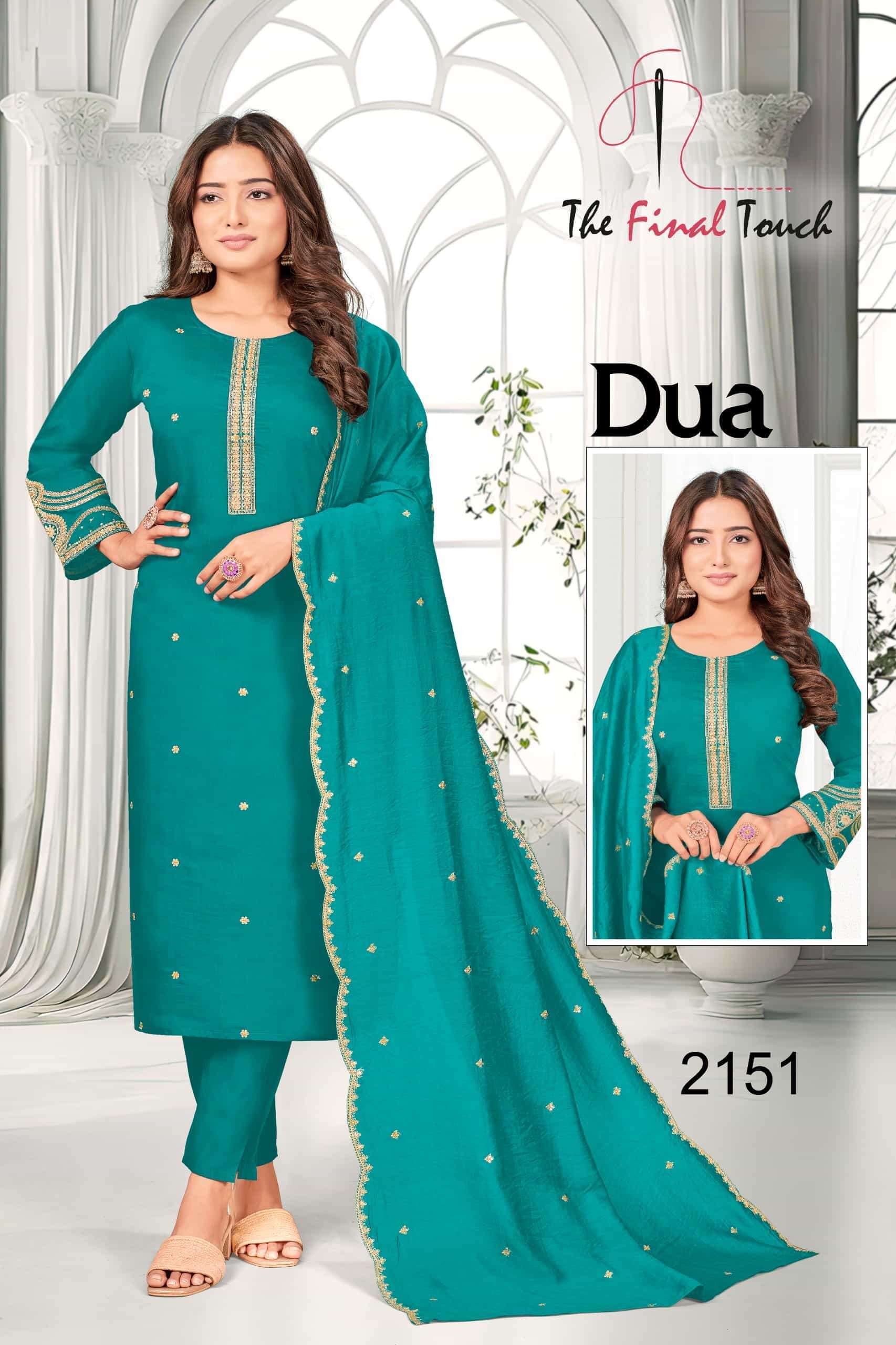 THE FINAL TOUCH DUA READYMADE DESIGNER SUIT FOR WOMEN CATALOG