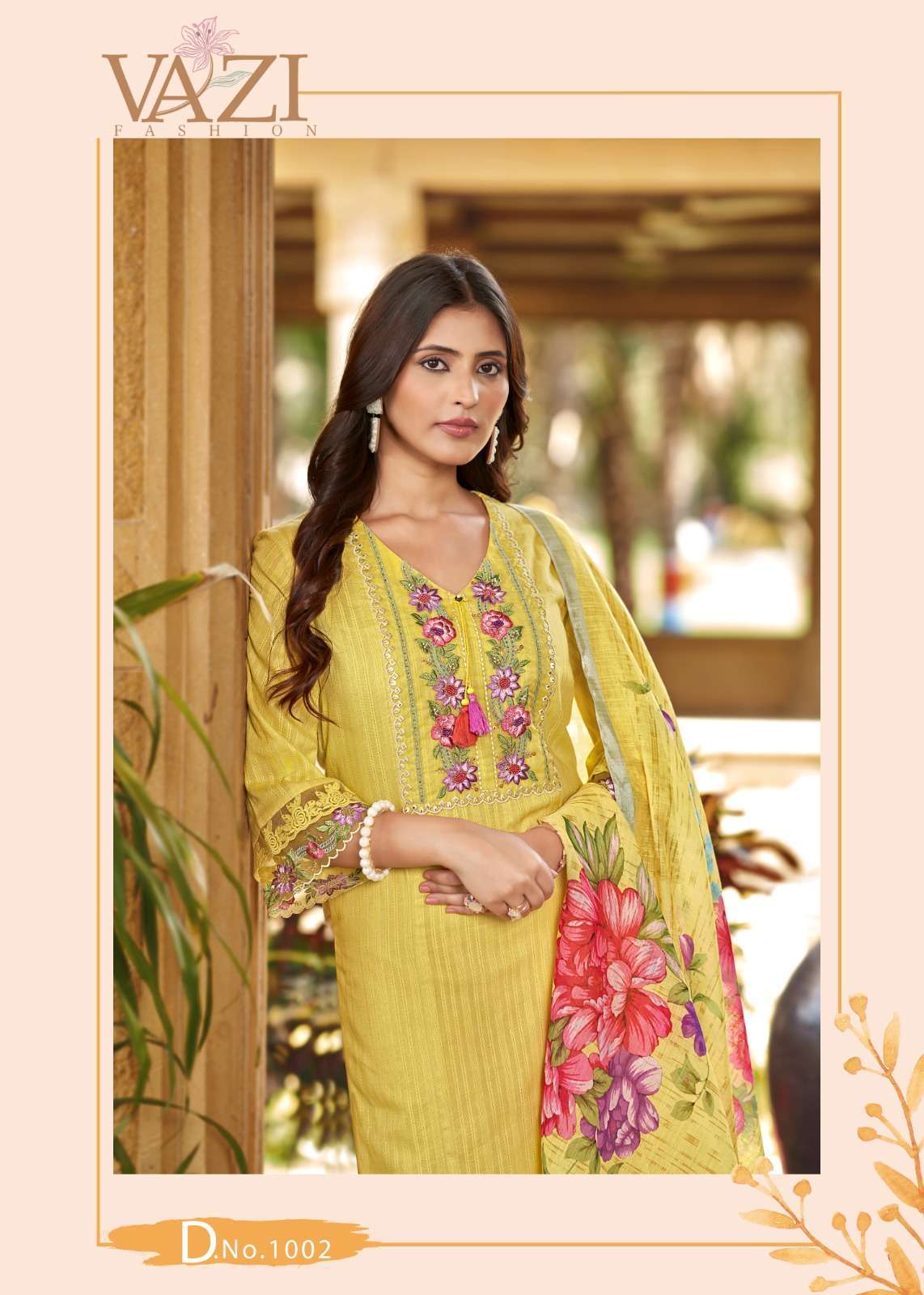 VAZI FASHION SEHNAI FESTIVAL CASUAL COTTON KURTI PANT DUPATTA SET SHOP