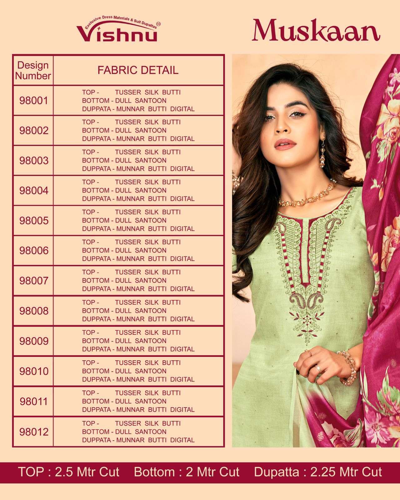 VISHNU MUSKAAN FESTIVAL DESIGNER SILK LADIES SUIT COLLECTION SHOP 