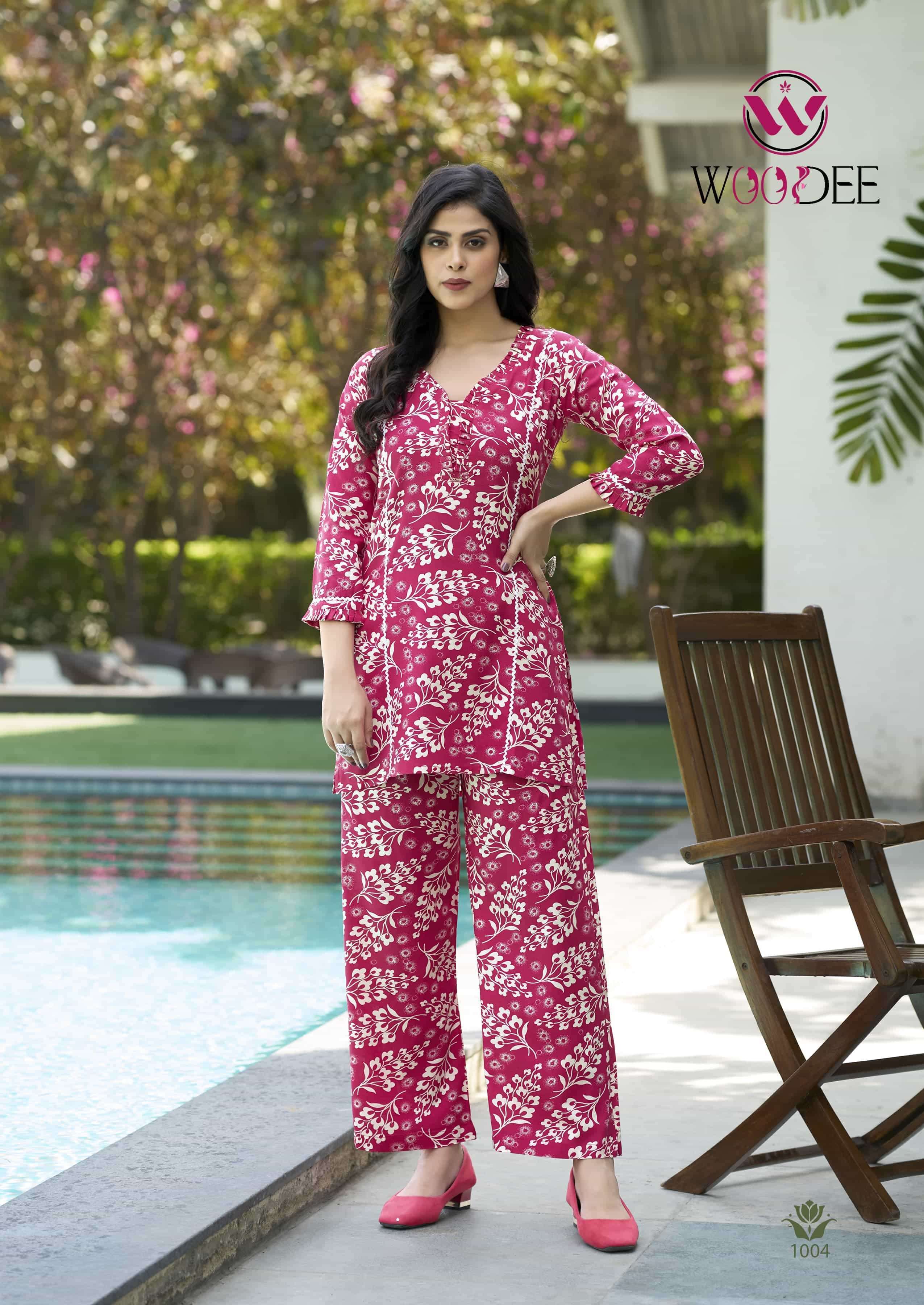 WOODEE MOKSHA CO ORD SET FOR WOMEN TREND LOVE CLOTHES WHOLESALE 