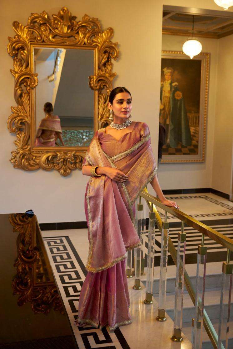 YNF 7114 RANI SA TISSUE SHIMMER BEAUTIFULLOOK SAREE 