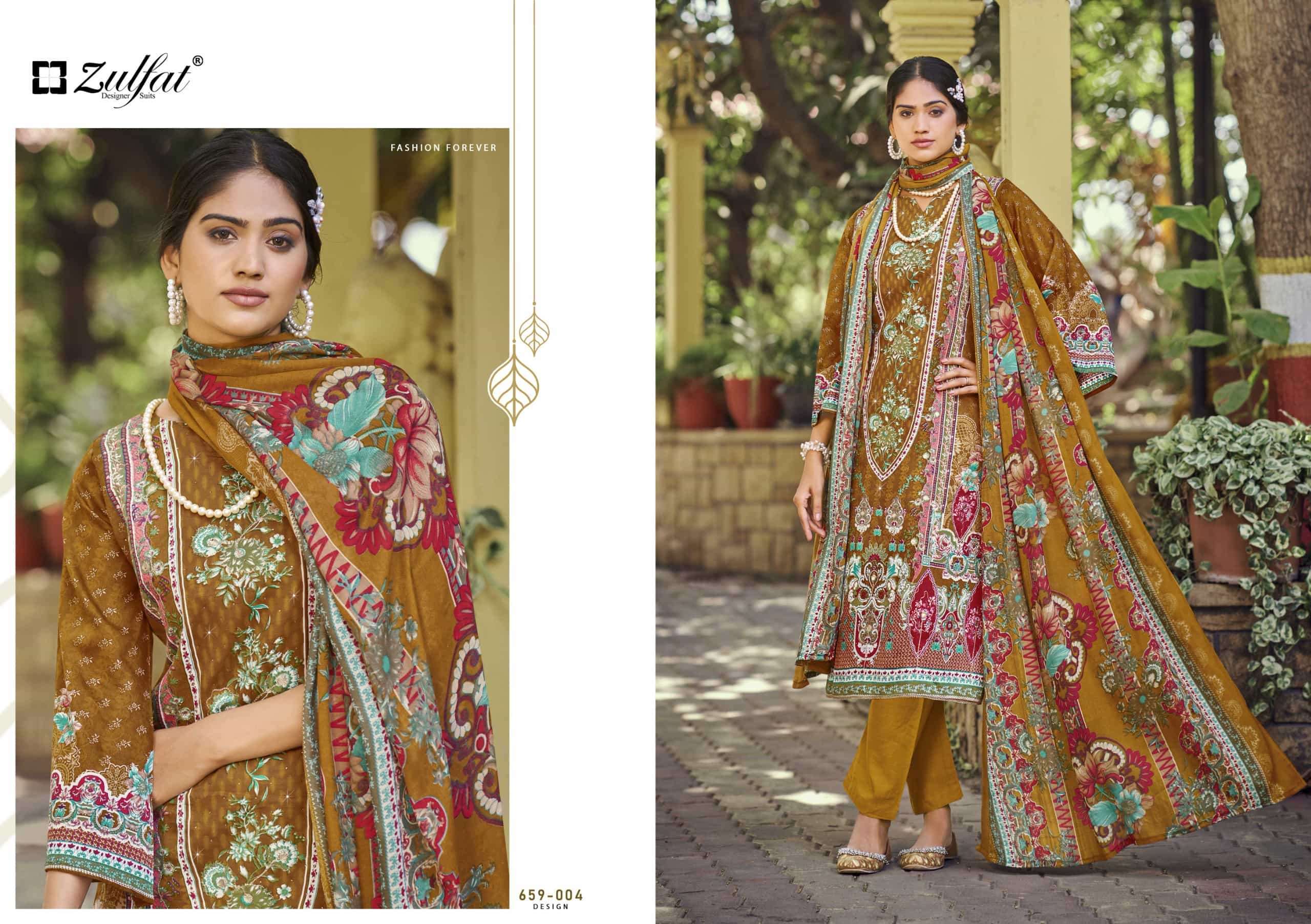 ZULFAT RAABTA VOL 7 BRAND CLOTH COTTON SALWAR SUIT FOR WOMEN CATALOG