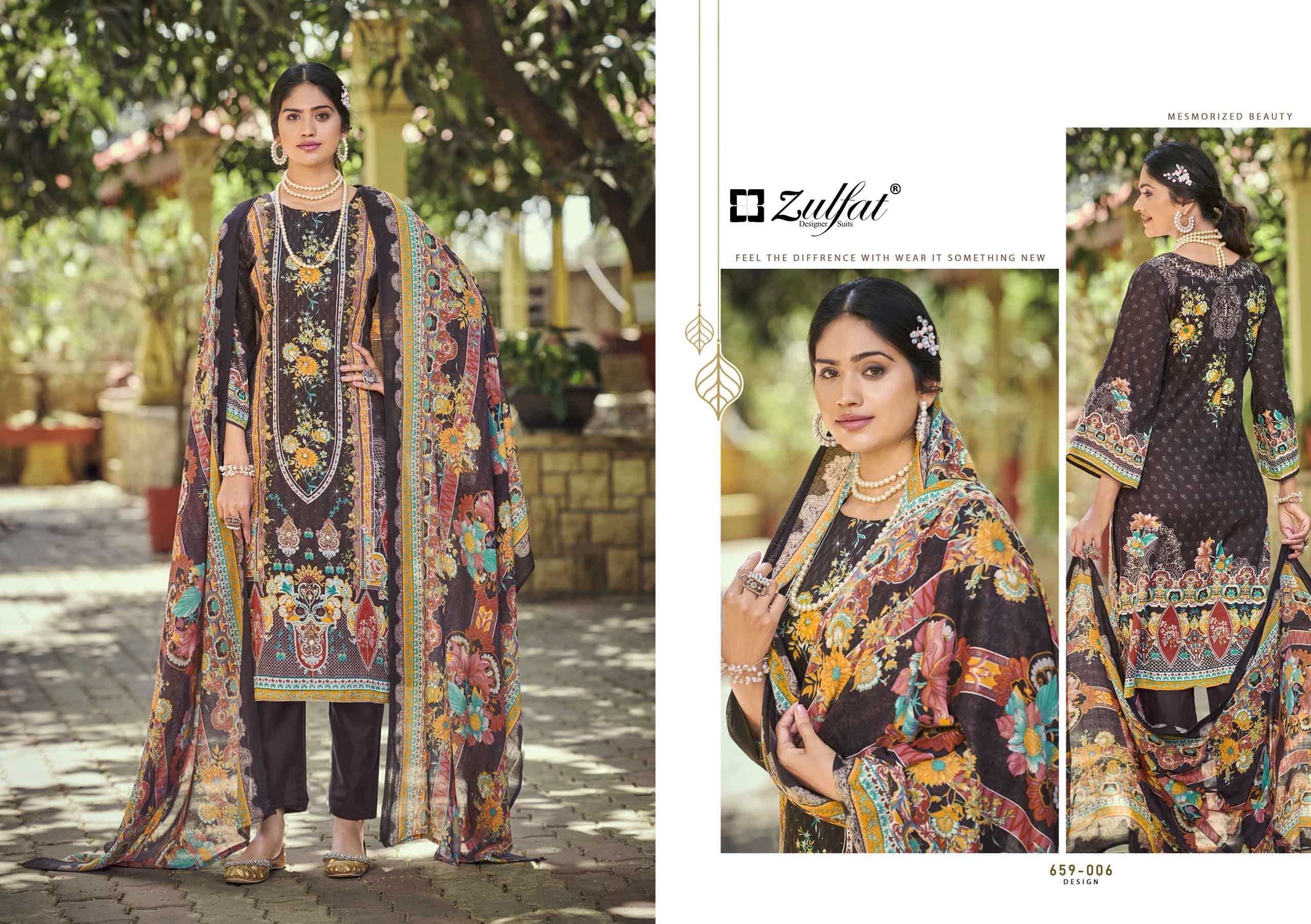 ZULFAT RAABTA VOL 7 BRAND CLOTH COTTON SALWAR SUIT FOR WOMEN CATALOG
