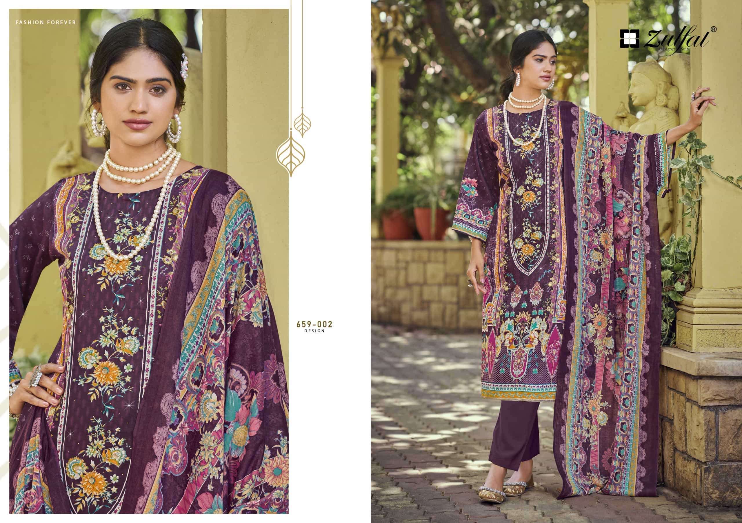 ZULFAT RAABTA VOL 7 BRAND CLOTH COTTON SALWAR SUIT FOR WOMEN CATALOG