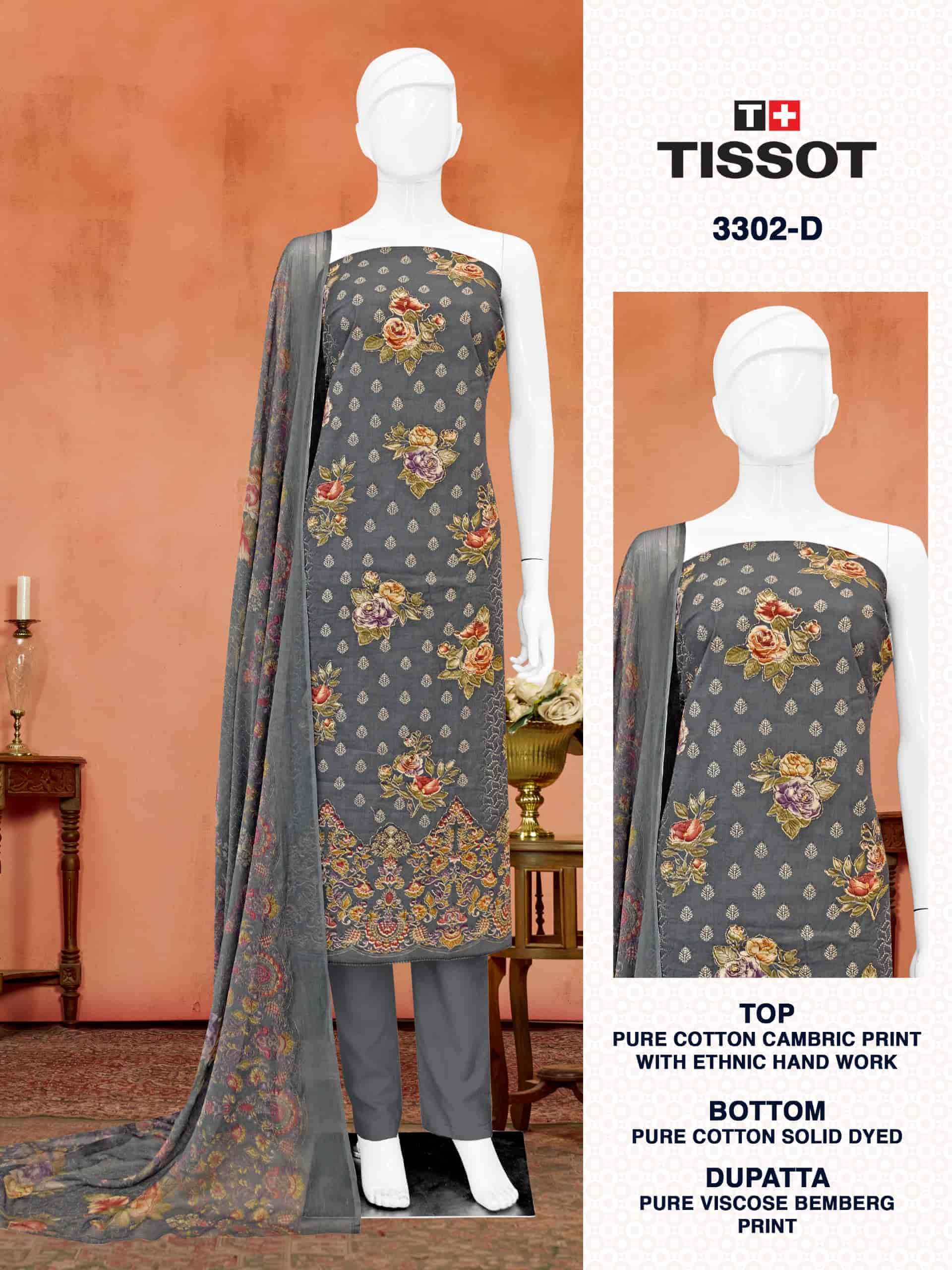 BIPSON TISSOT 3302 PREMIUM COTTON SUIT FOT FESTIVAL MATERIAL DEAL