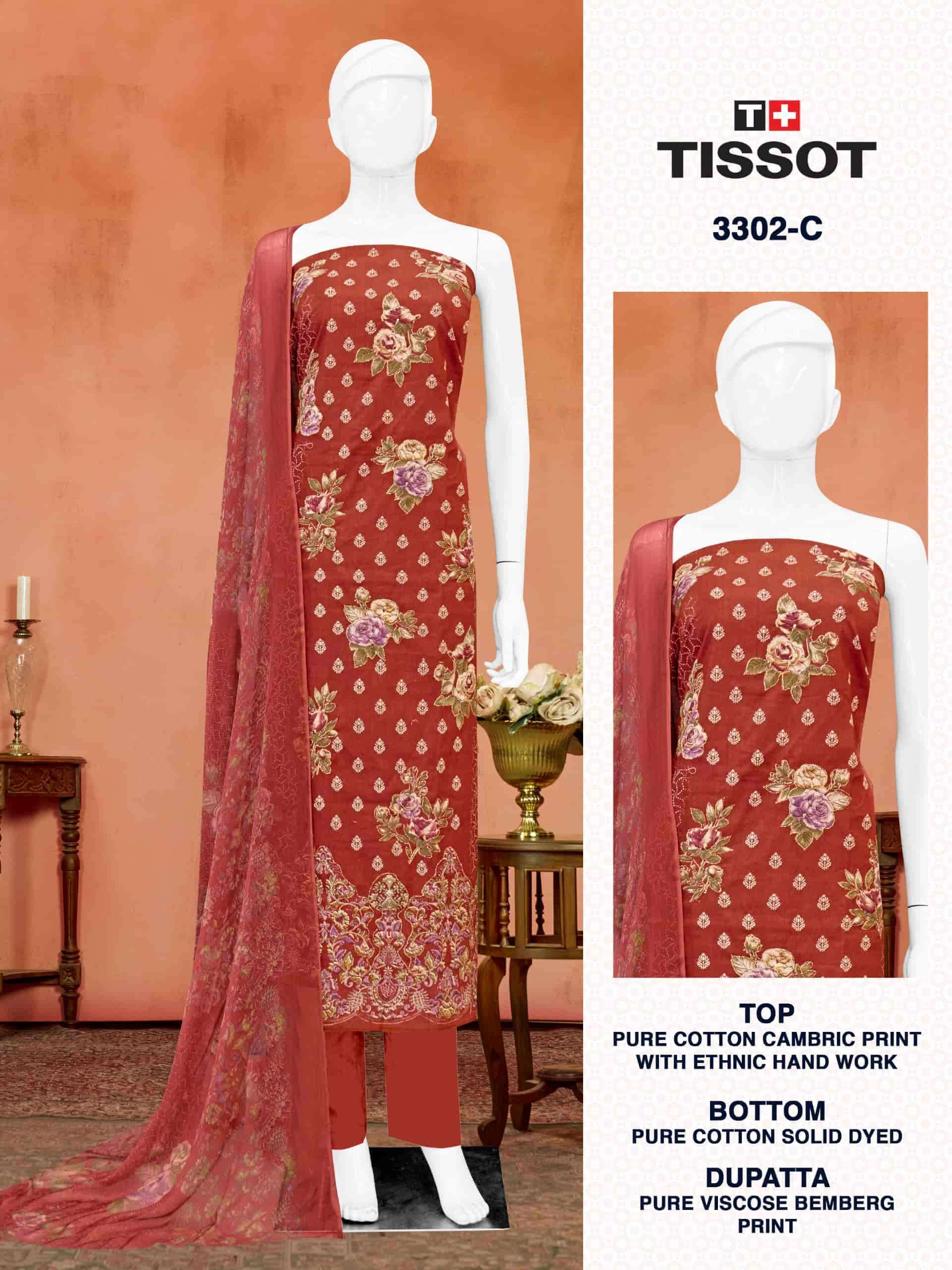 BIPSON TISSOT 3302 PREMIUM COTTON SUIT FOT FESTIVAL MATERIAL DEAL