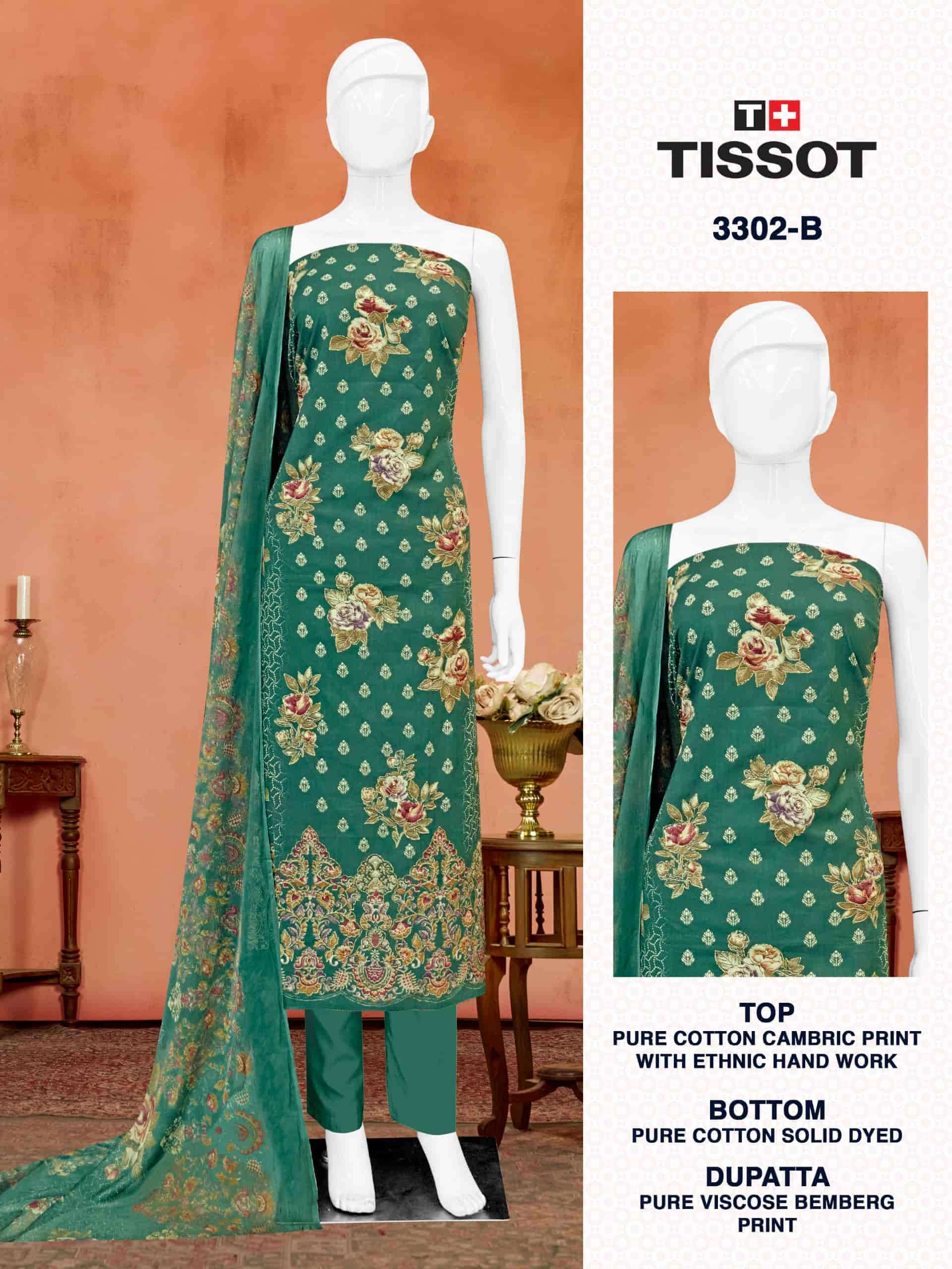 BIPSON TISSOT 3302 PREMIUM COTTON SUIT FOT FESTIVAL MATERIAL DEAL