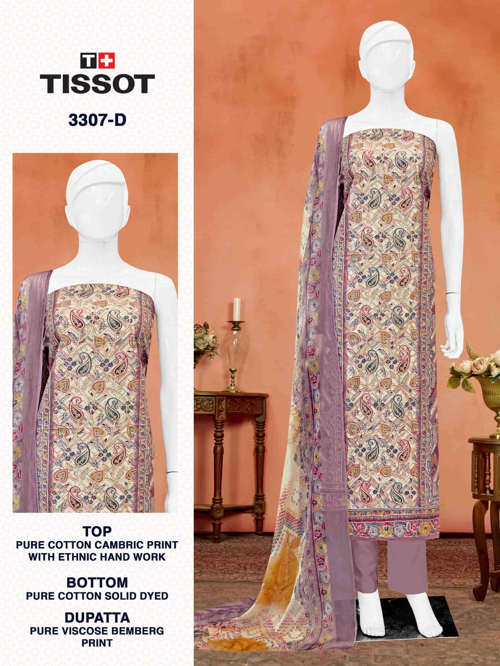 BIPSON TISSOT 3307 EXCLUSIVE BRAND COTTON PRINT SALWAR SUIT FOR PARTY WEAR 
