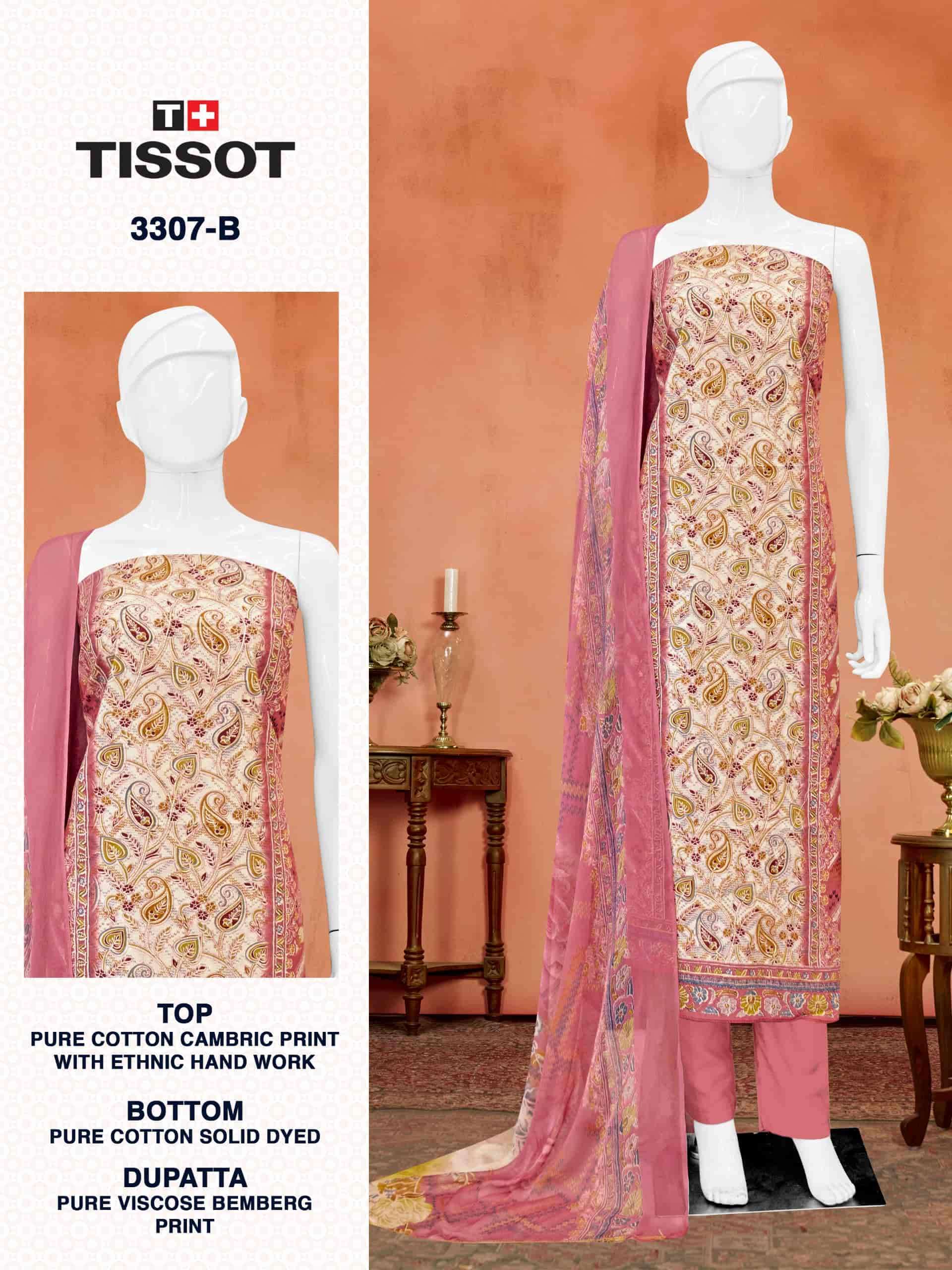 BIPSON TISSOT 3307 EXCLUSIVE BRAND COTTON PRINT SALWAR SUIT FOR PARTY WEAR 