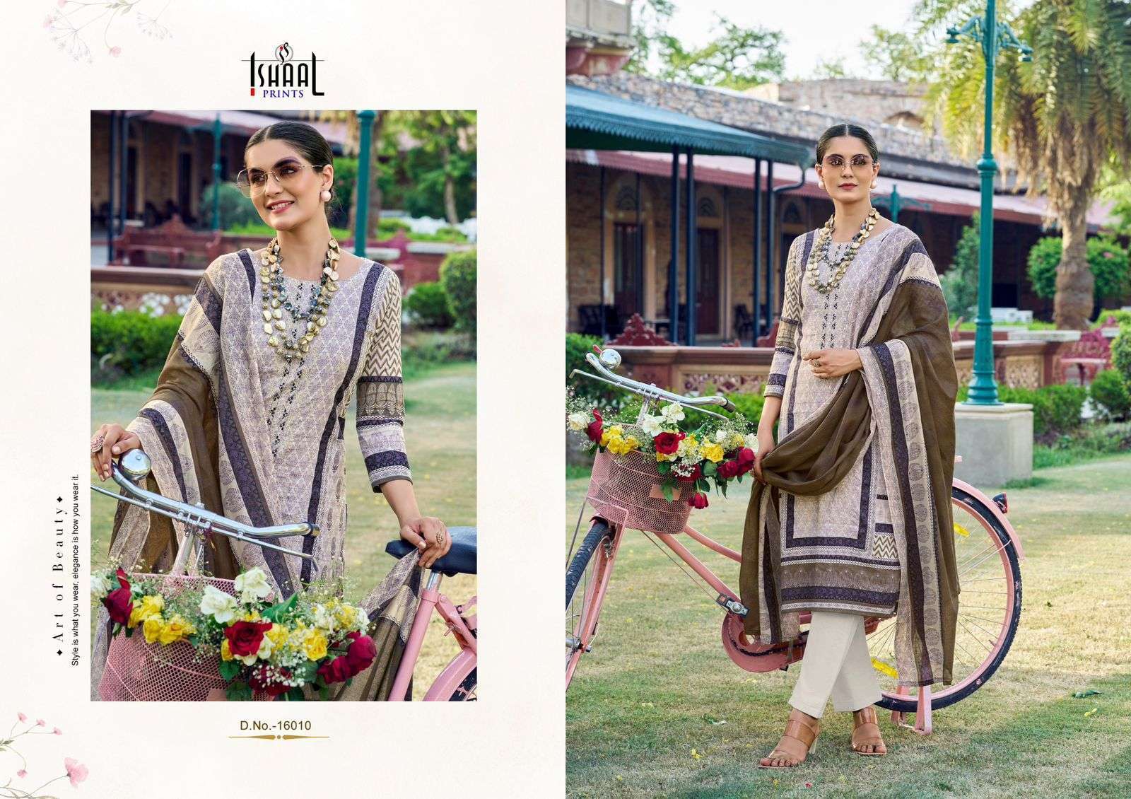 ISHAAL EMBROIDERY VOL 16 PURE LAWN COTTON DRESS CATALOG DEALER