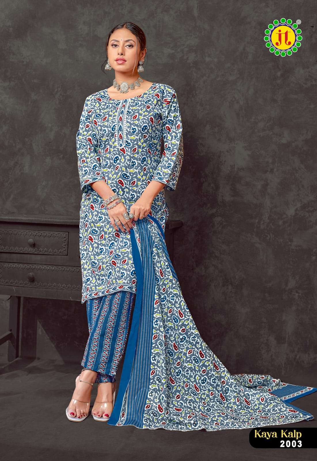 JT KAYA KALP VOL 2 COTTON KURTI PANT DUPATTA SET WHOLESALE SHOP 