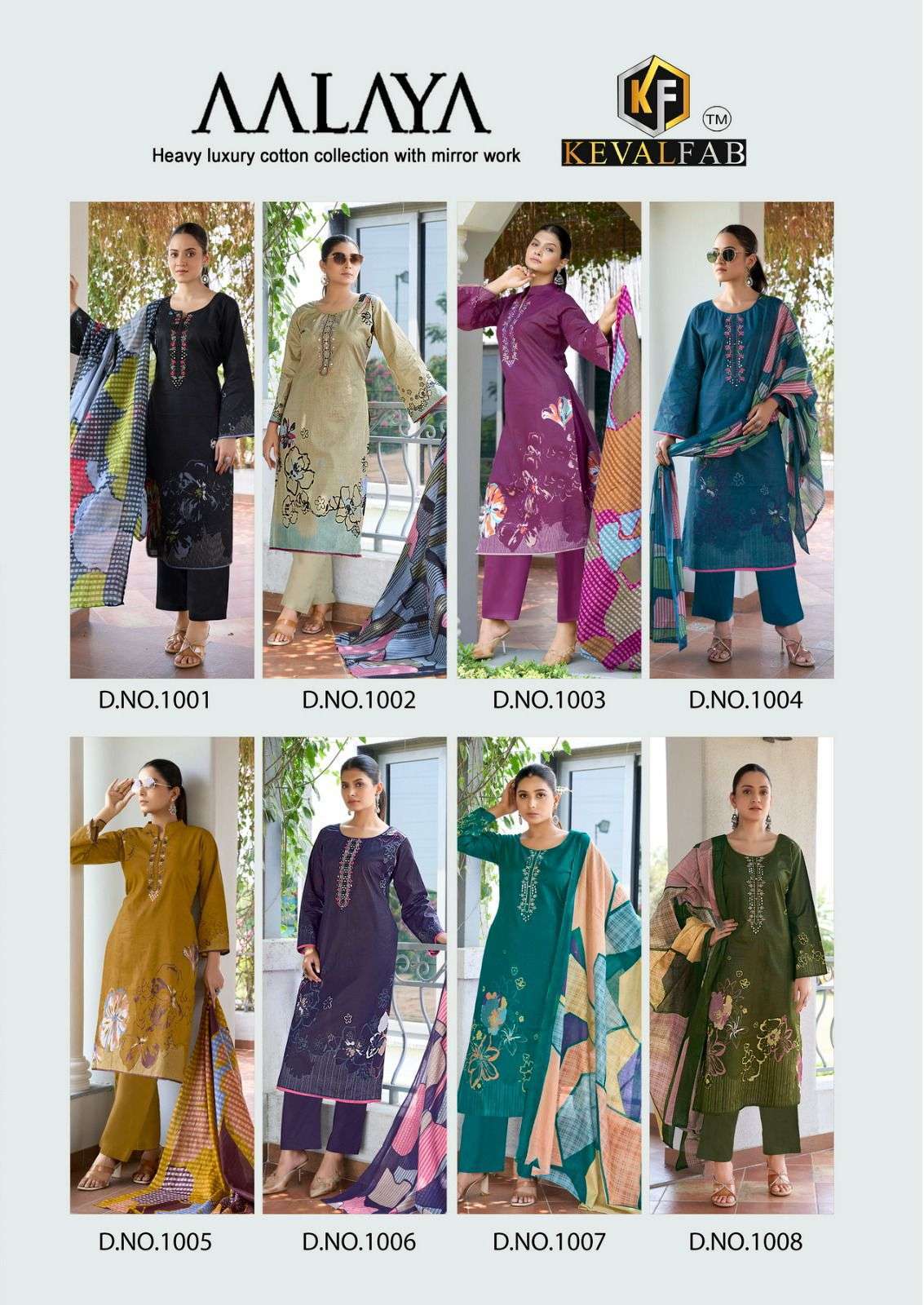 KEVAL FAB AALAYA VOL 1 CASUAL DESIGN COTTON DRESS FOR WOMEN RESELLER 