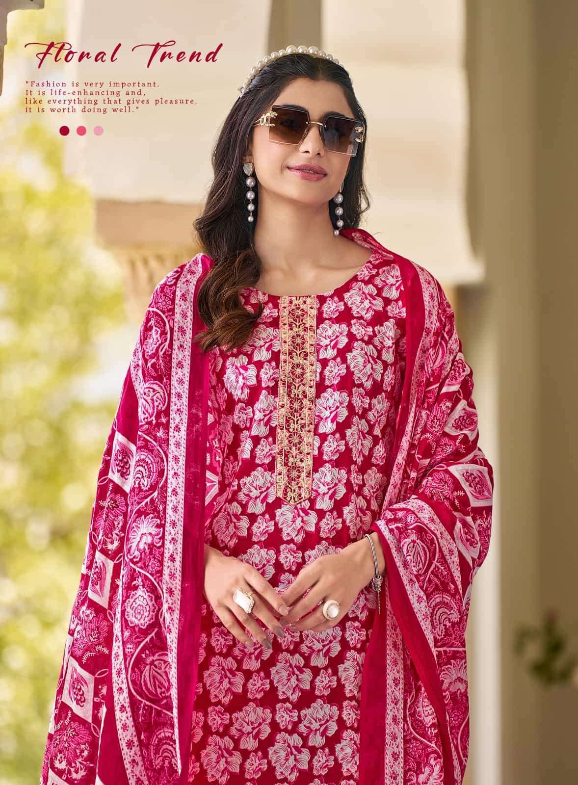 RADHIKA LIFESTYLE COTTON FAB VOL 15 COTTON STRAIGHT KURTI PANT SUIT WHOLESALE