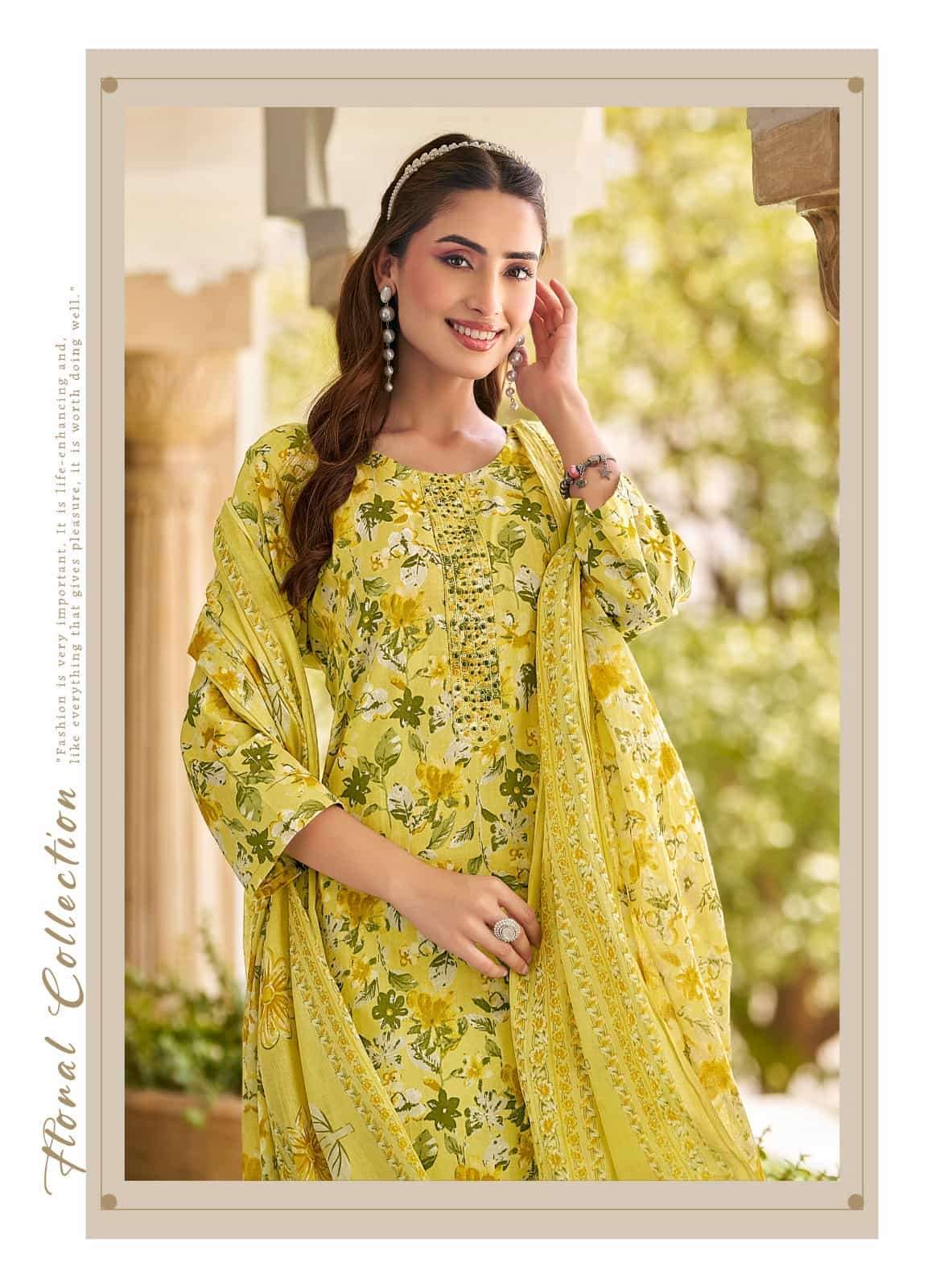 RADHIKA LIFESTYLE COTTON FAB VOL 15 COTTON STRAIGHT KURTI PANT SUIT WHOLESALE