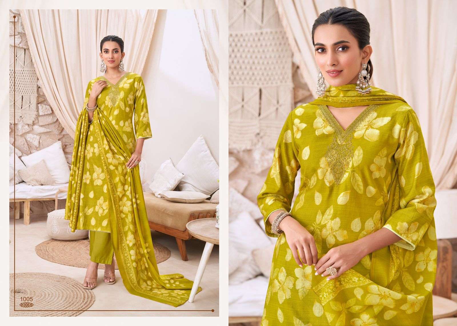SALVI FASHION SUNIDHI FANCY SILK LADIES SUIT CATALOG ONLINE SHOP