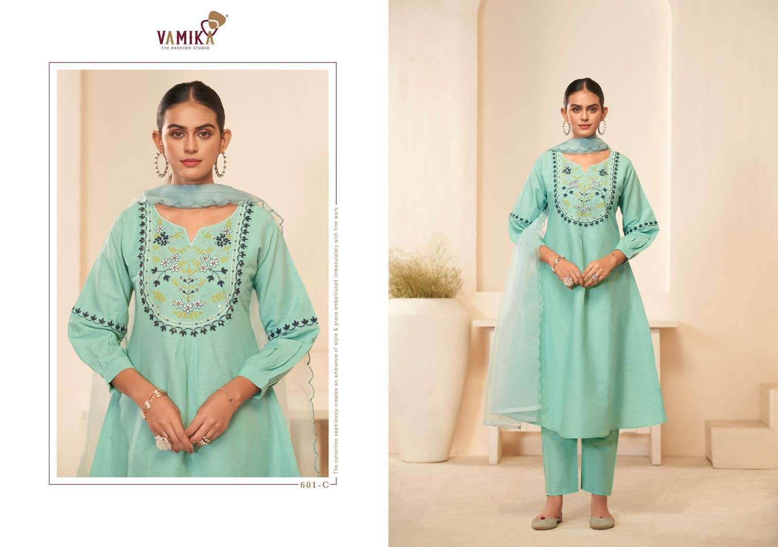VAMIKA RASMALAI VOL 1 HIGH BRAND WOMEN COTTON SUIT FOR FESTIVAL WEAR 