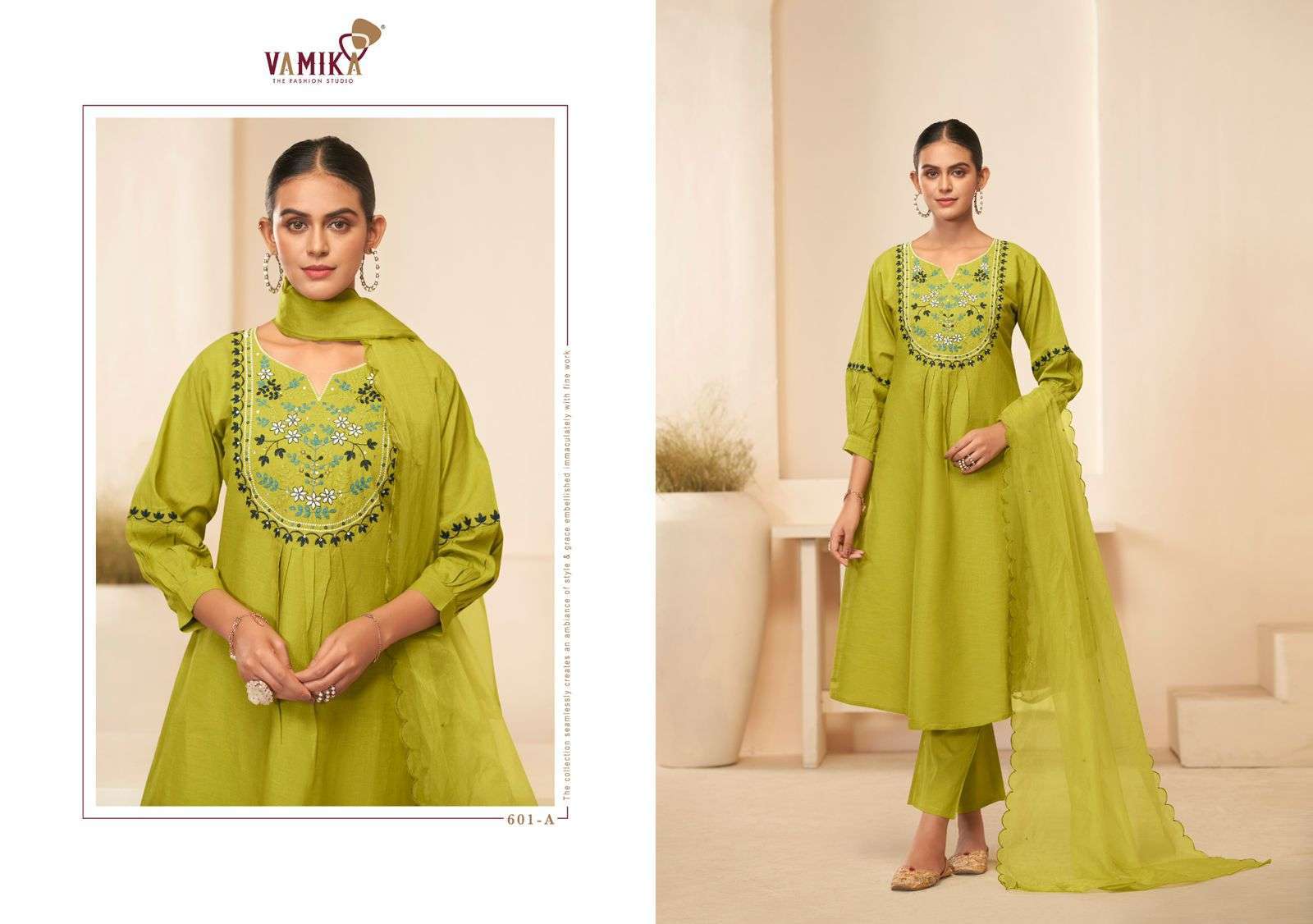 VAMIKA RASMALAI VOL 1 HIGH BRAND WOMEN COTTON SUIT FOR FESTIVAL WEAR 