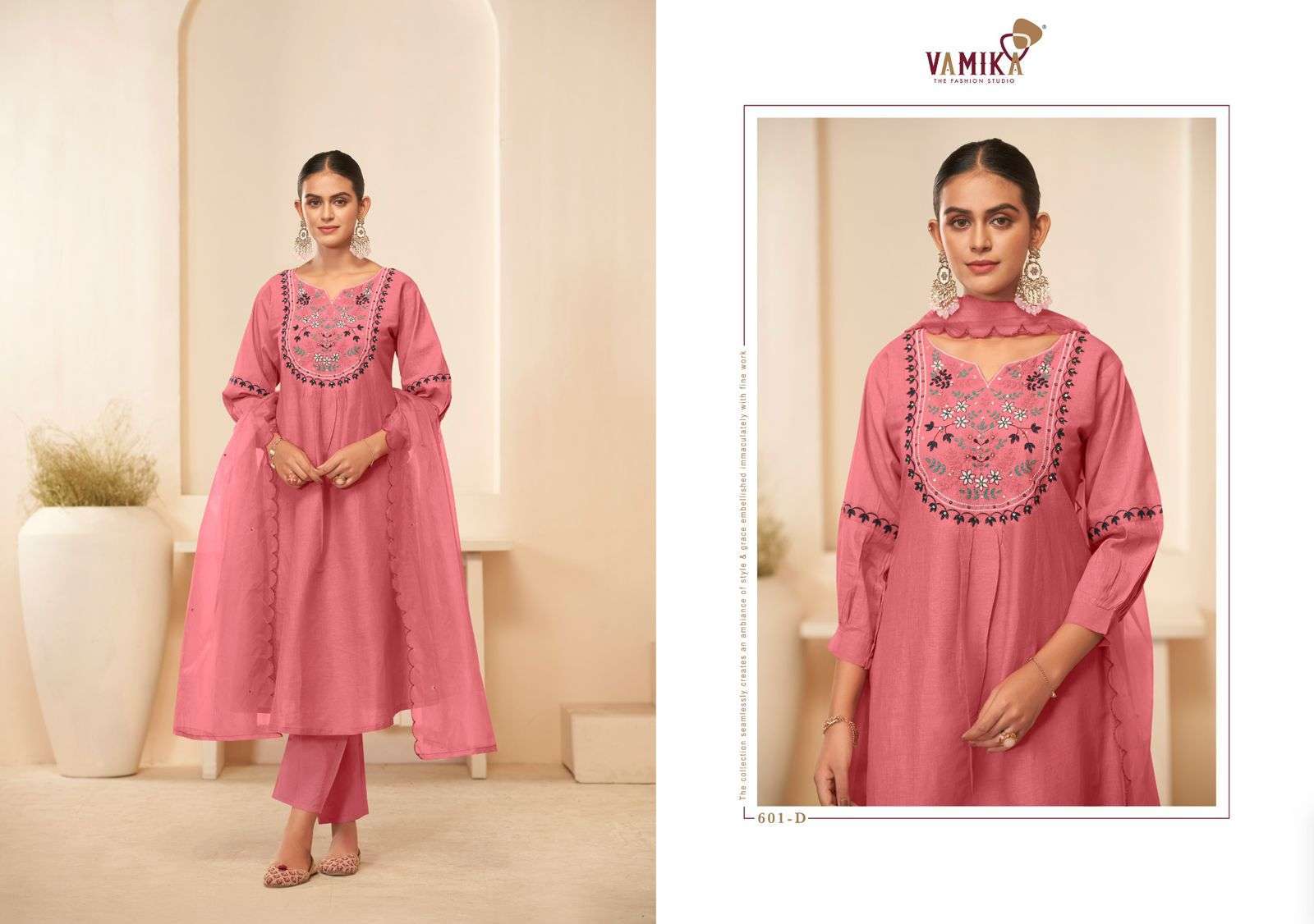 VAMIKA RASMALAI VOL 1 HIGH BRAND WOMEN COTTON SUIT FOR FESTIVAL WEAR 