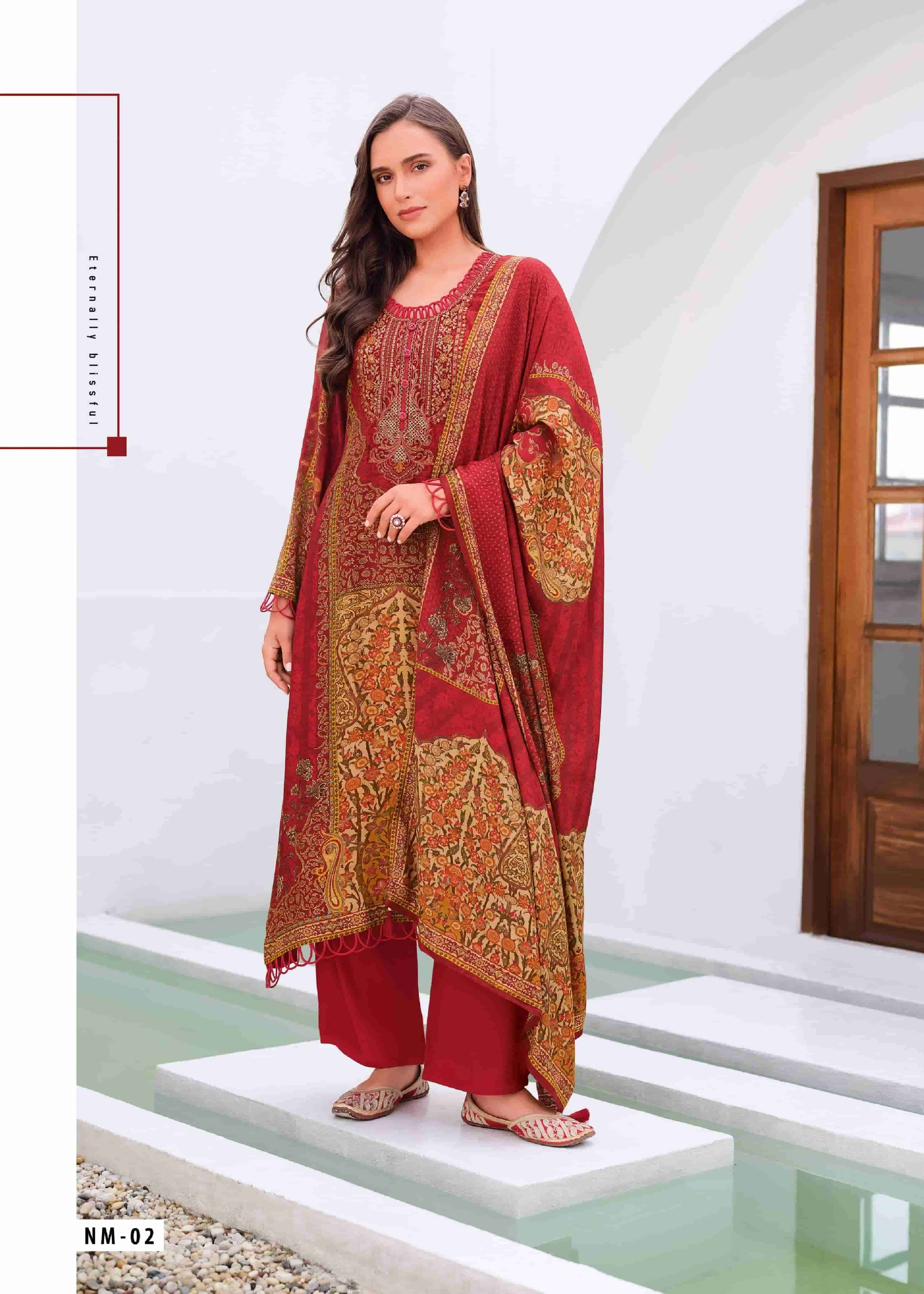 VARSHA NOOR MAHAL DIGITAL PRINT EXCLUSIVE SUIT FOR WEDDING WEAR ONLINE 