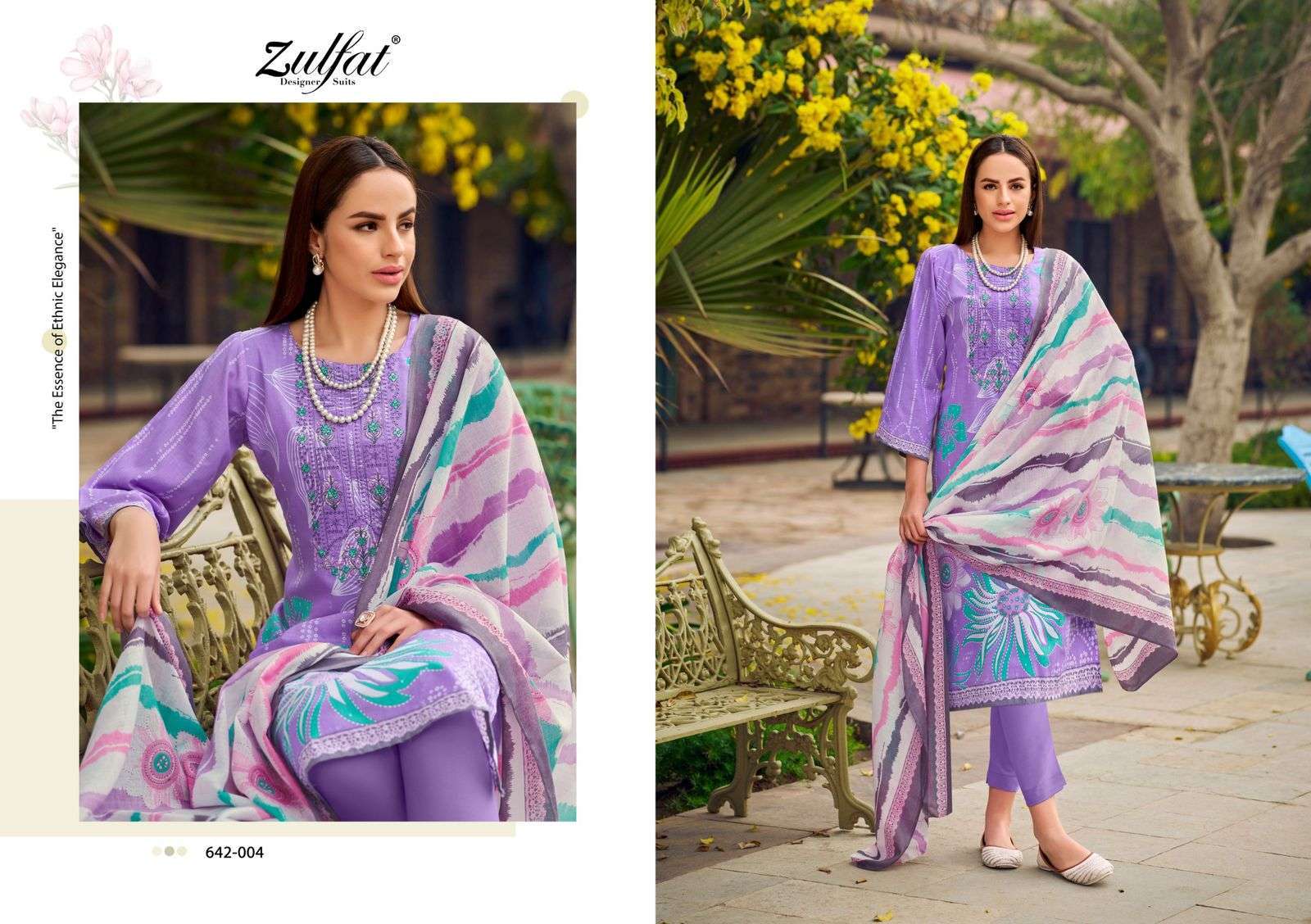 ZULFAT FARAH DESIGNER PRINT PURE COTTON SALWAR SUIT COLLECTION