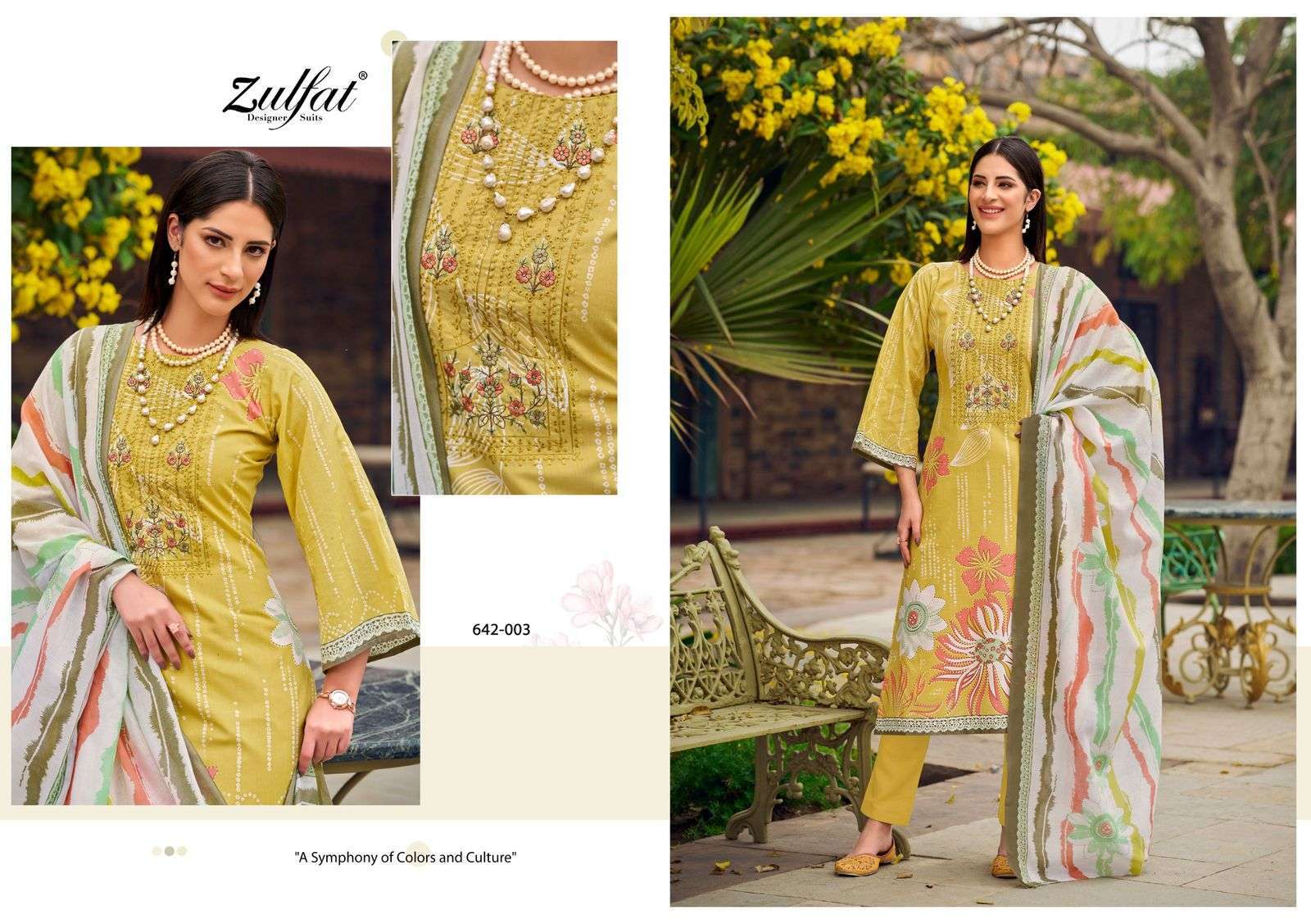 ZULFAT FARAH DESIGNER PRINT PURE COTTON SALWAR SUIT COLLECTION